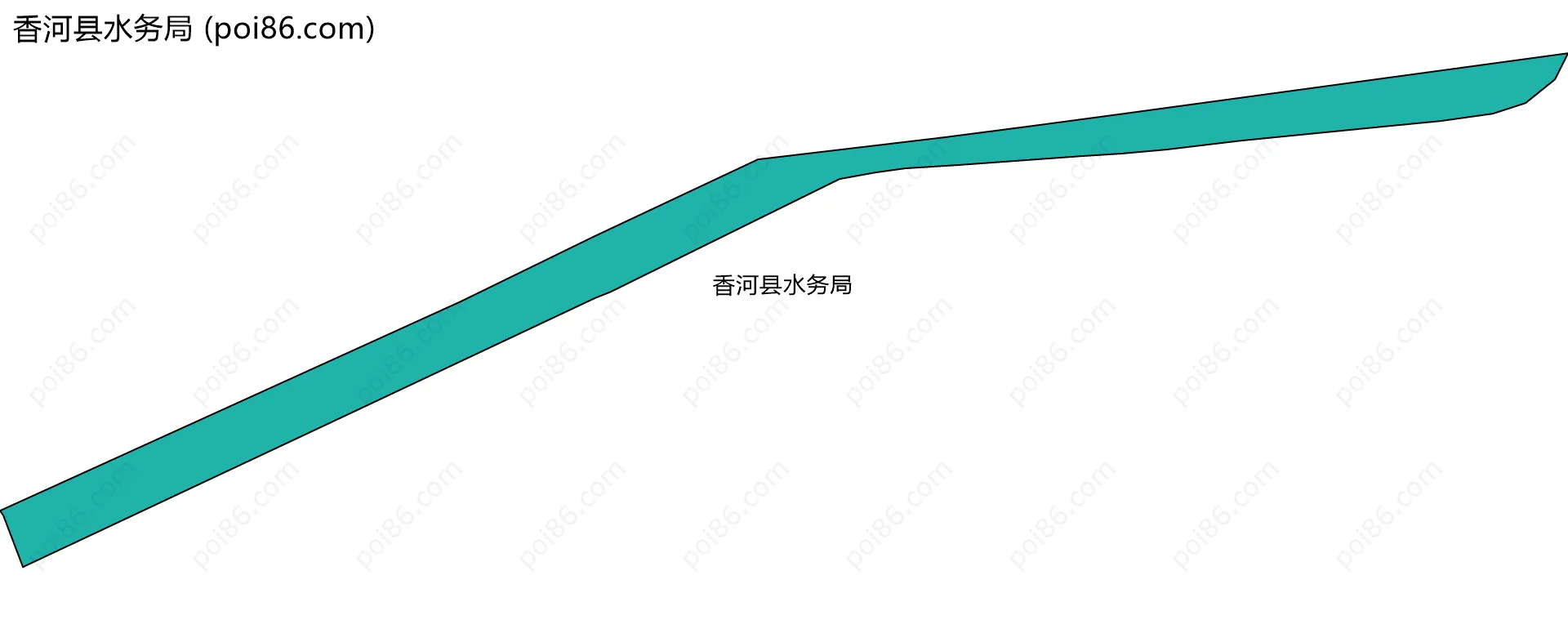 香河县水务局边界地图