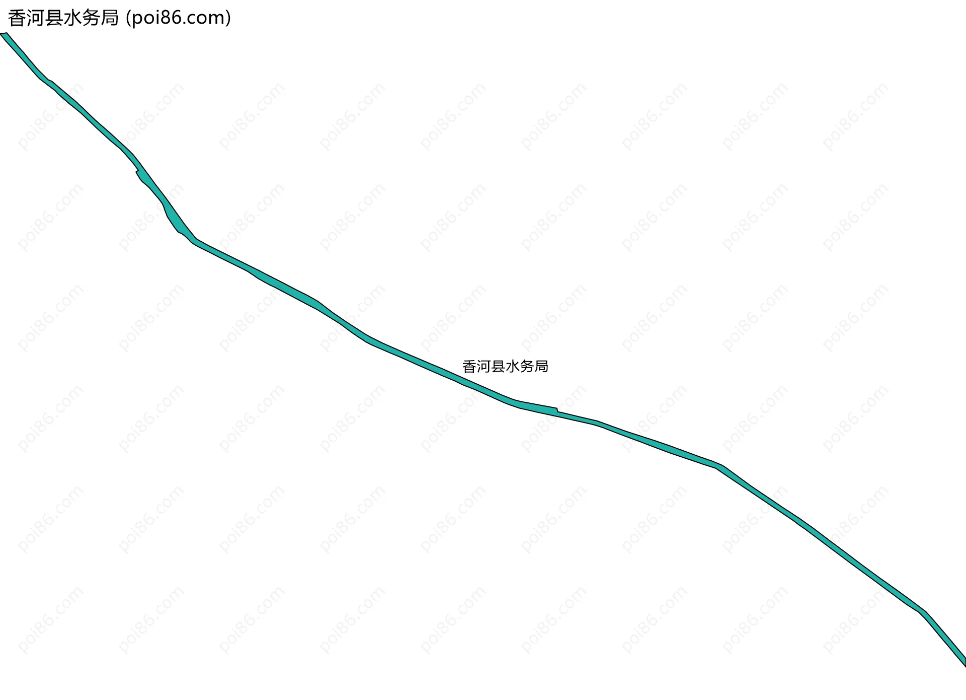 香河县水务局边界地图