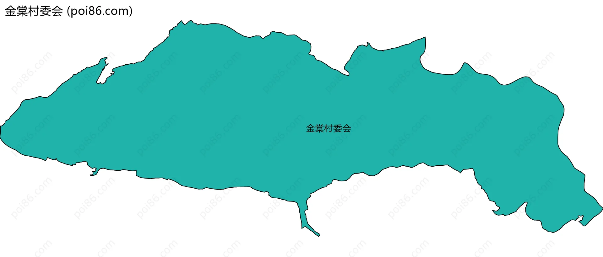 金棠村委会边界地图