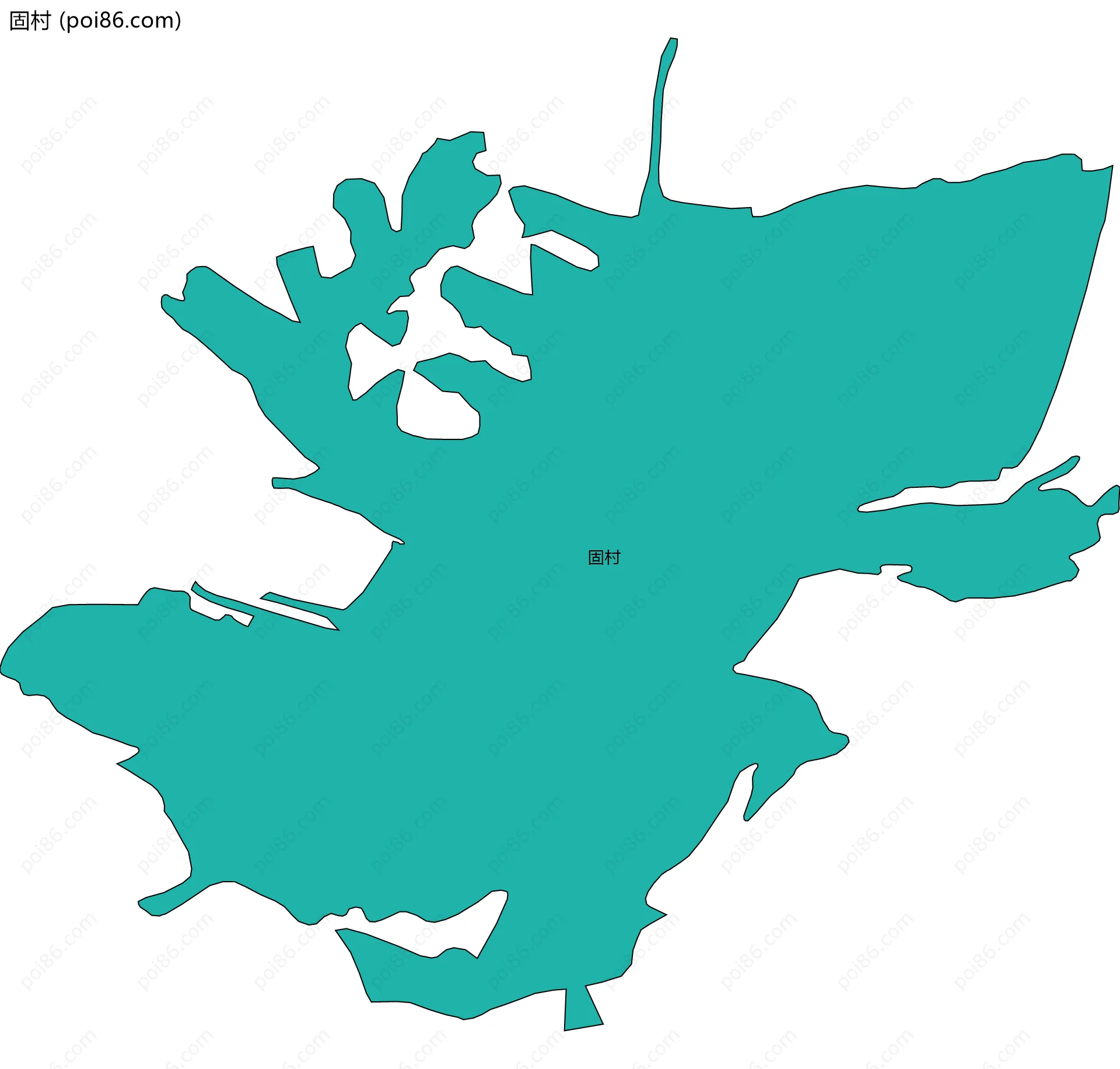 固村边界地图