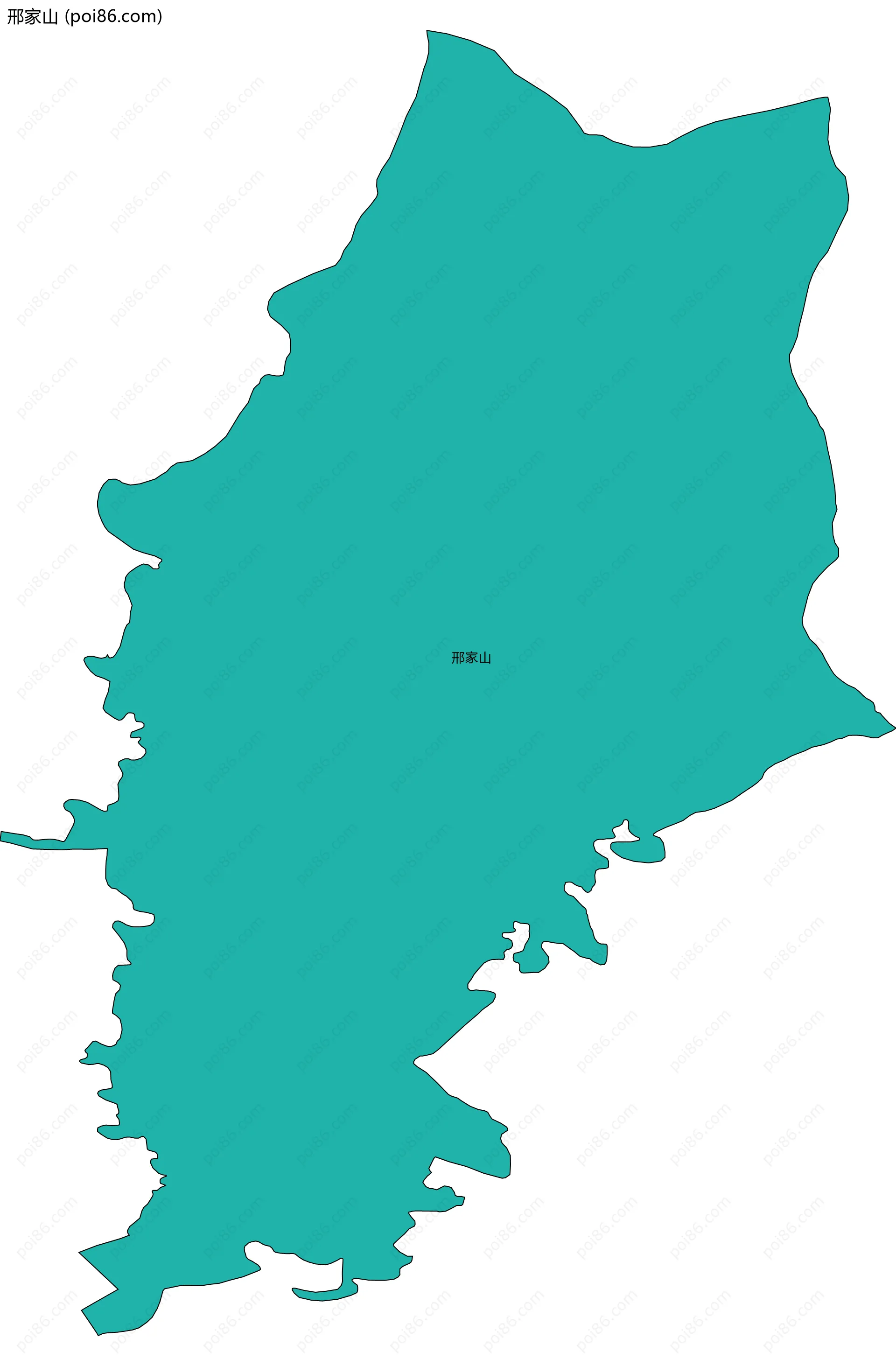 邢家山边界地图