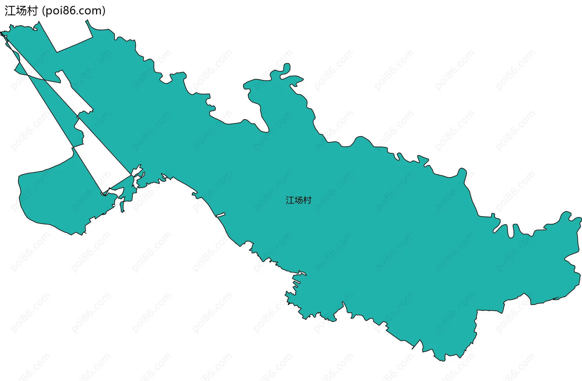 江场村边界地图