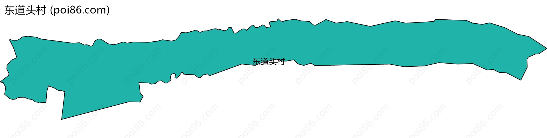 东道头村边界地图