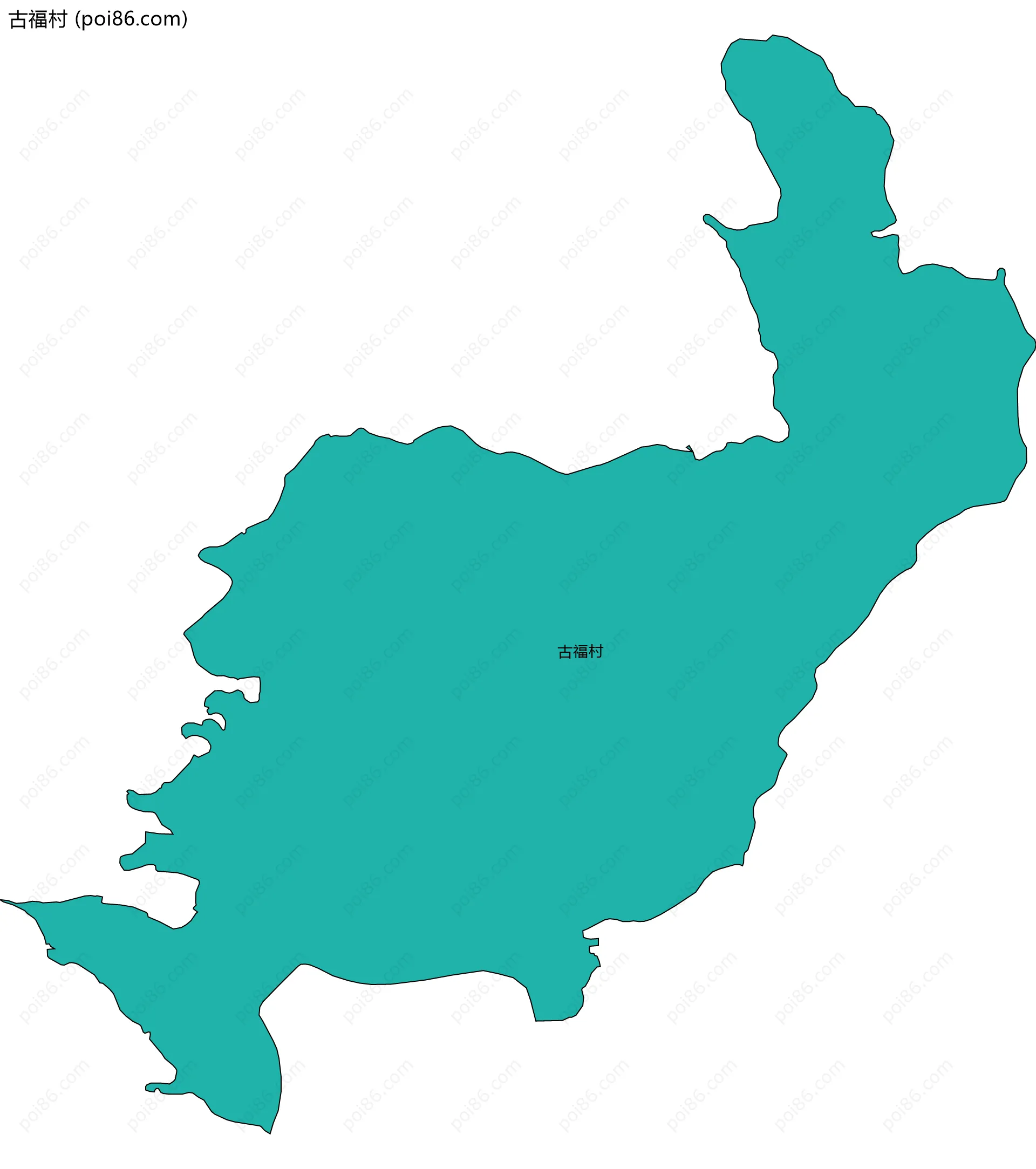 古福村边界地图