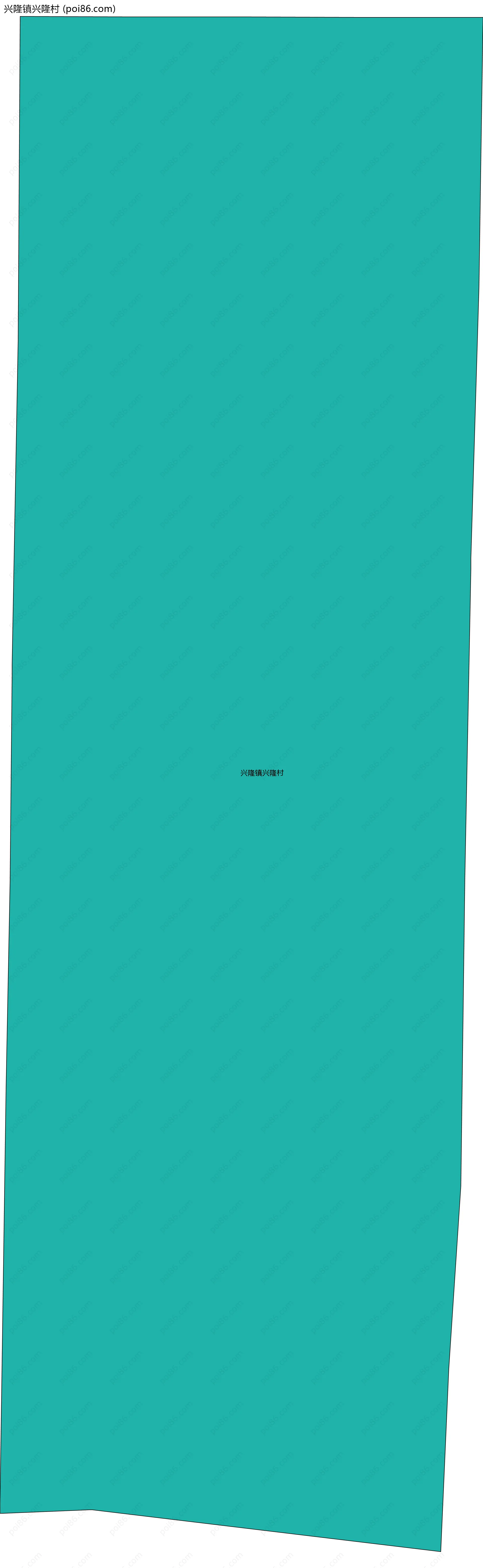 兴隆镇兴隆村边界地图