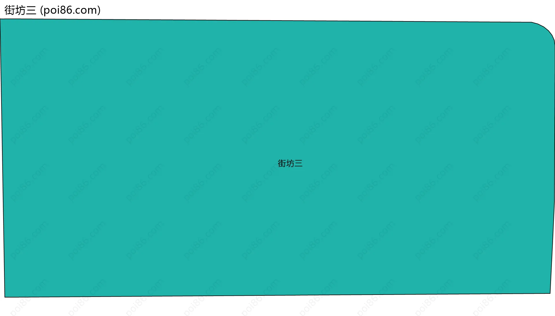 街坊三边界地图