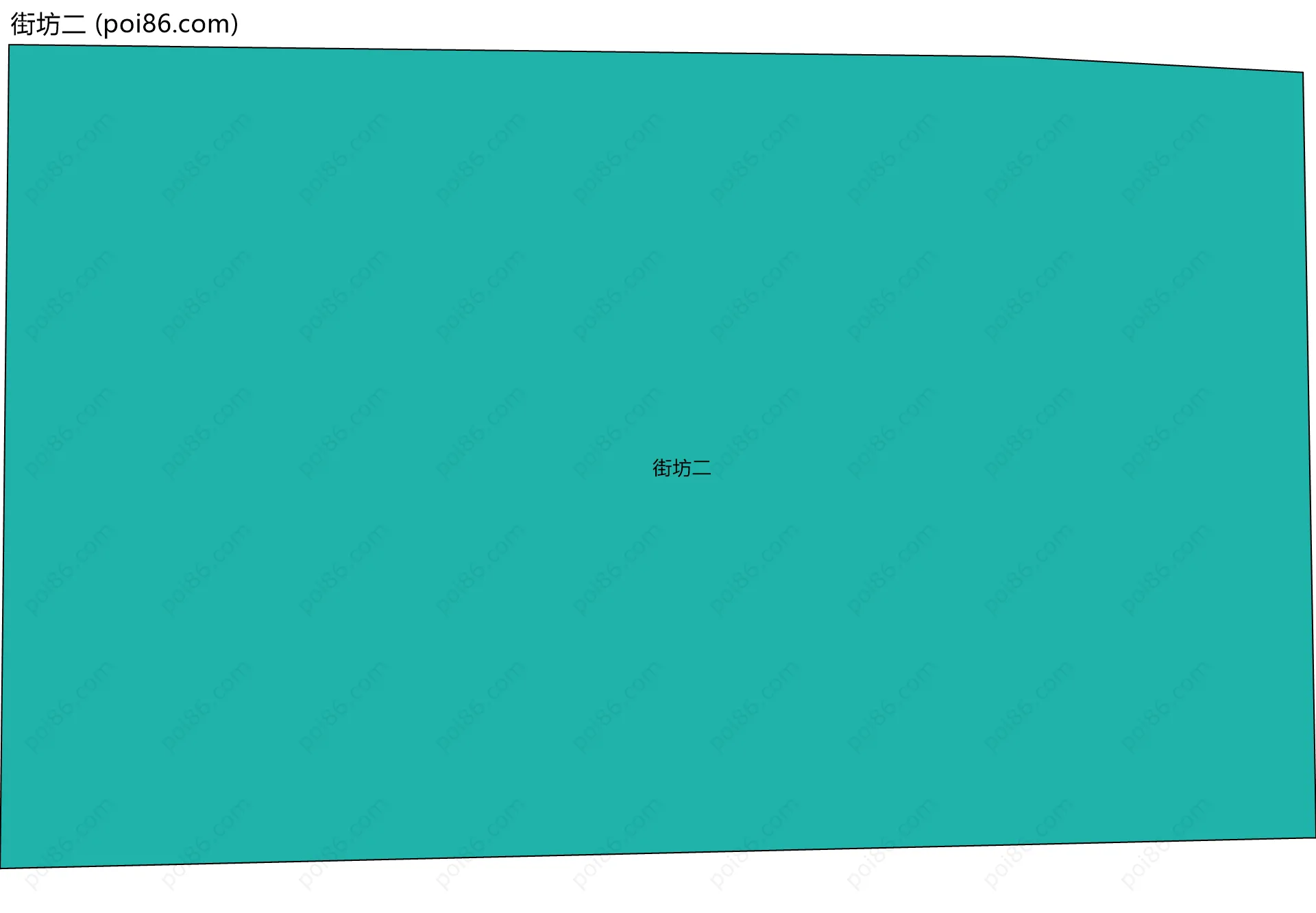 街坊二边界地图