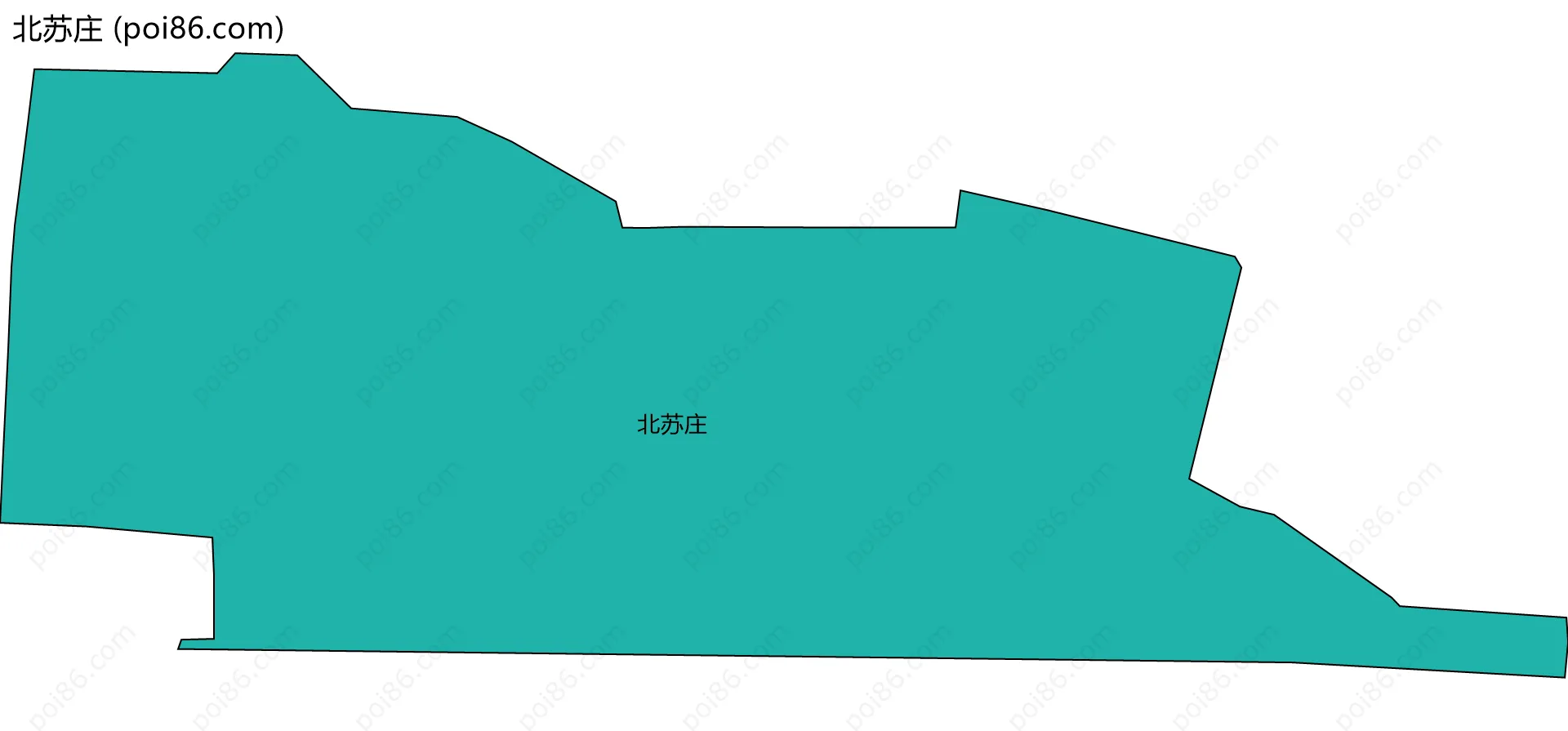北苏庄边界地图