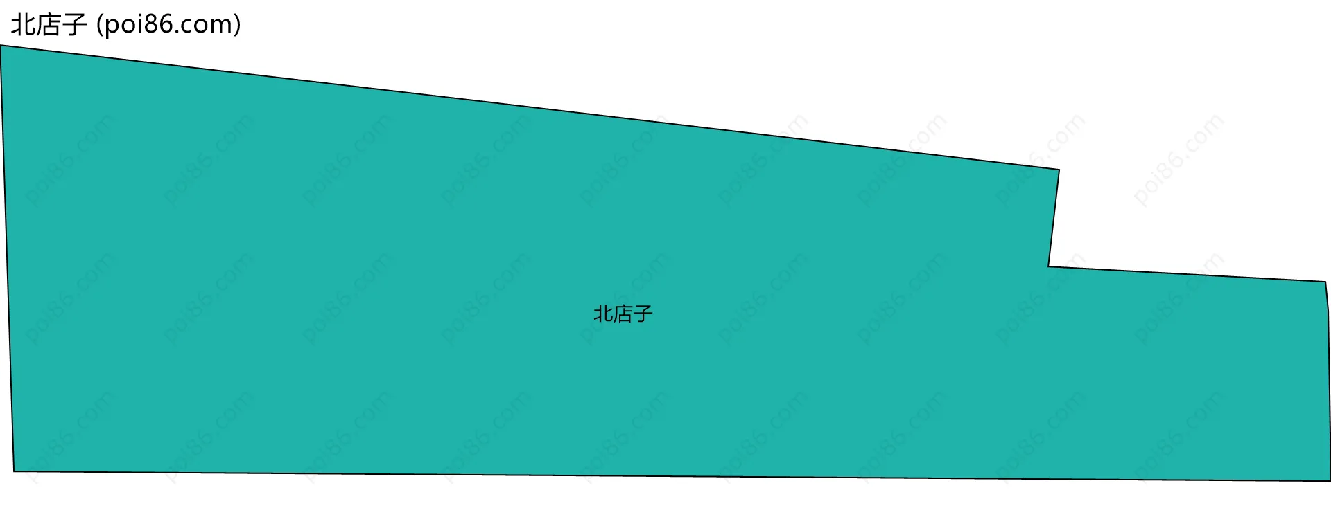 北店子边界地图