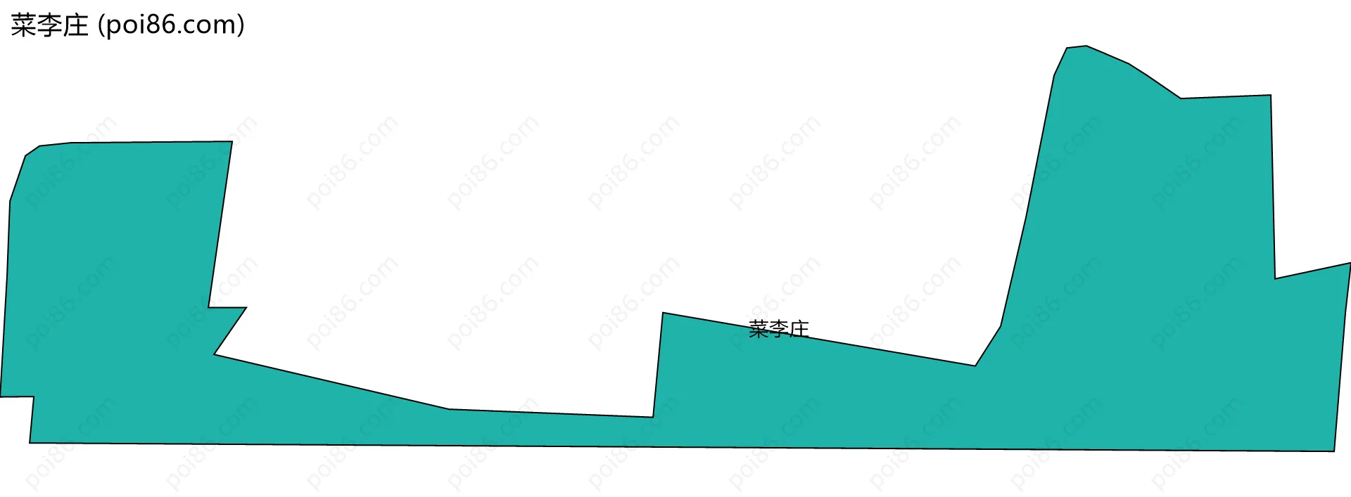 菜李庄边界地图