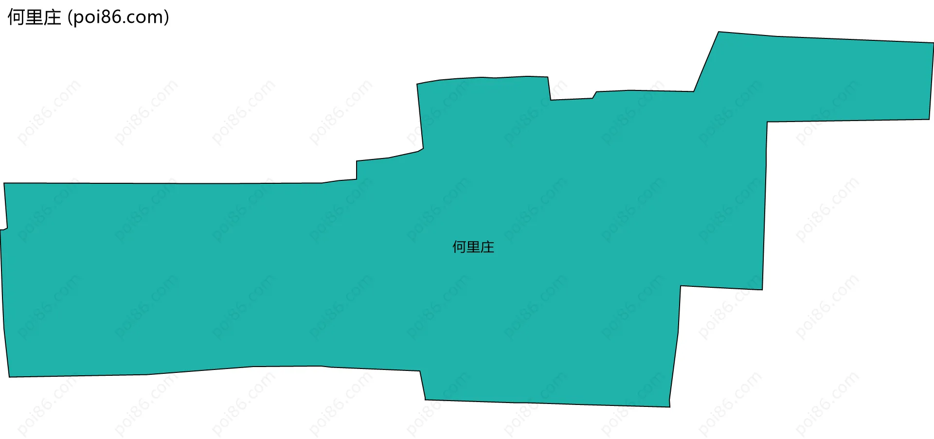 何里庄边界地图