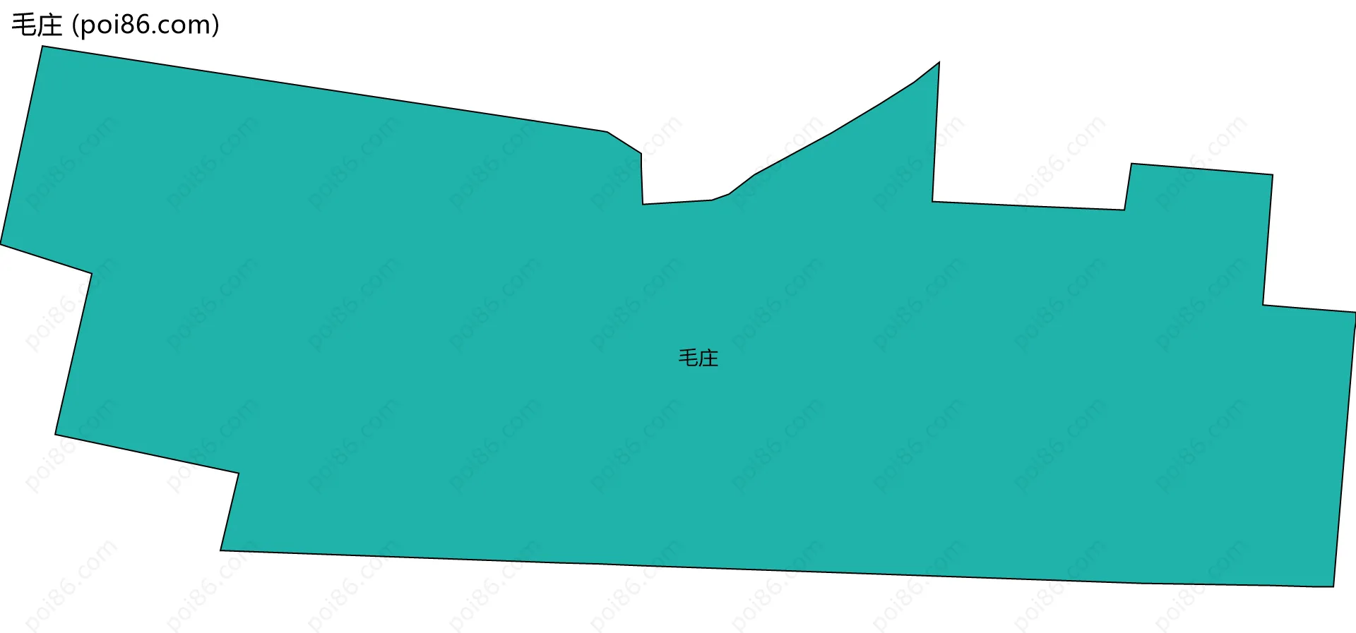 毛庄边界地图
