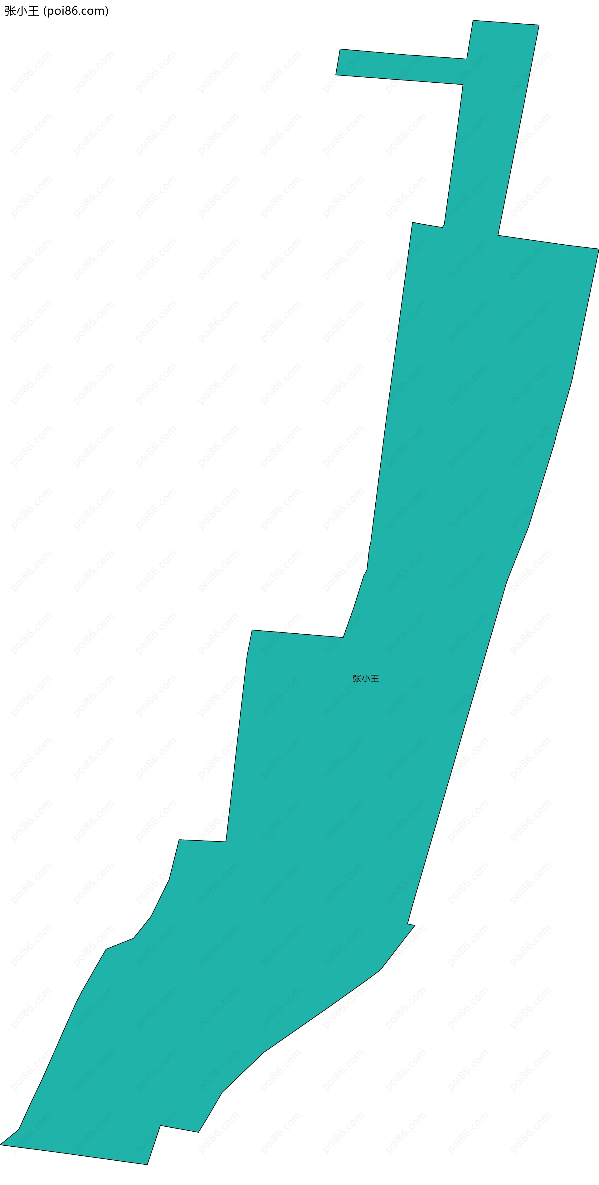 张小王边界地图