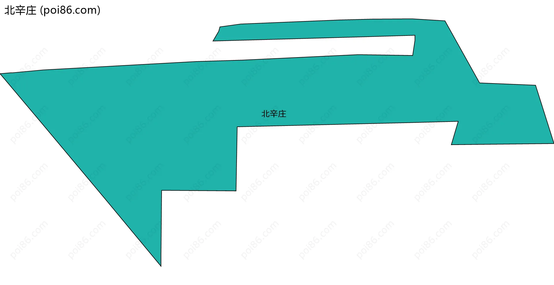 北辛庄边界地图