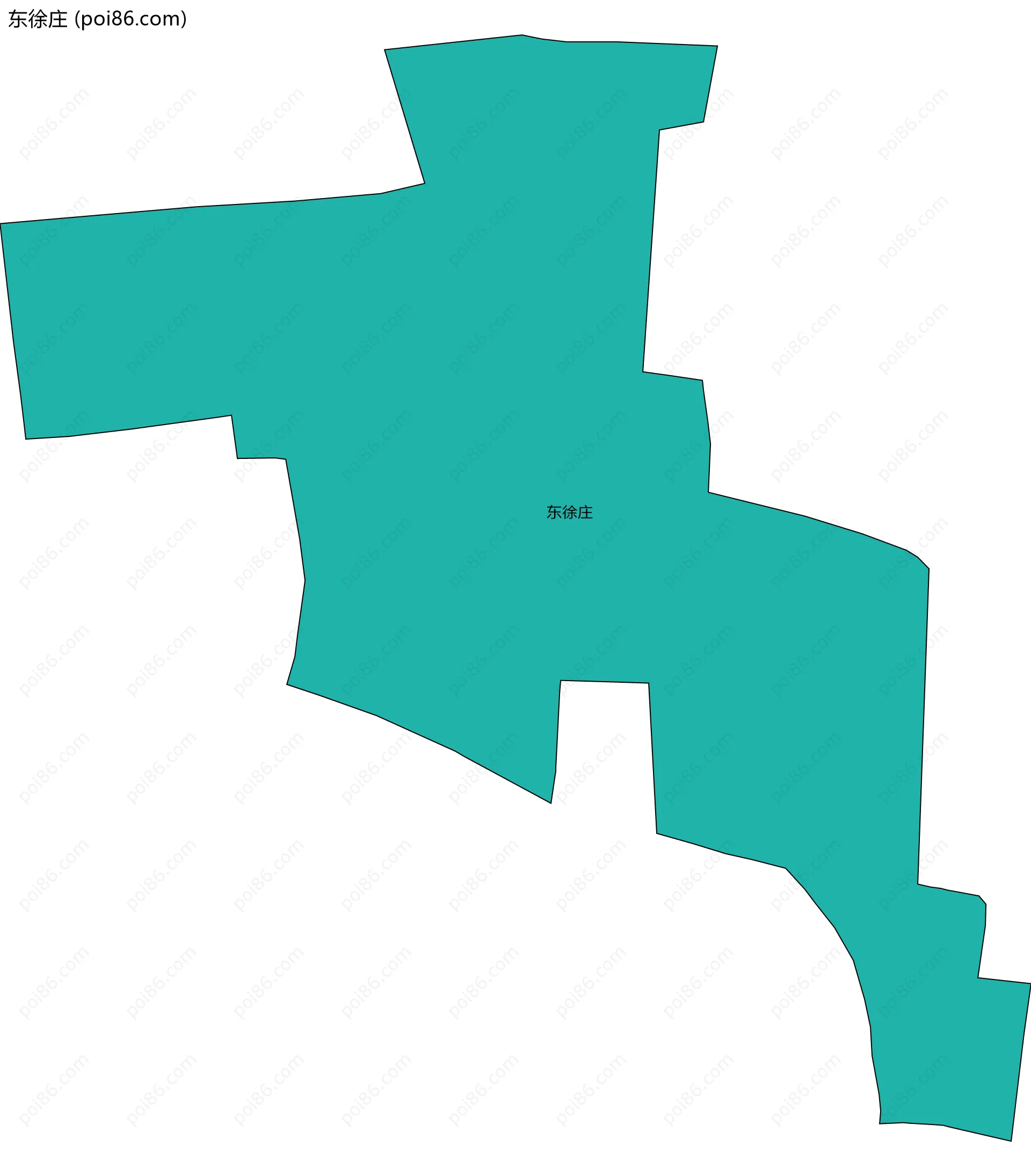 东徐庄边界地图