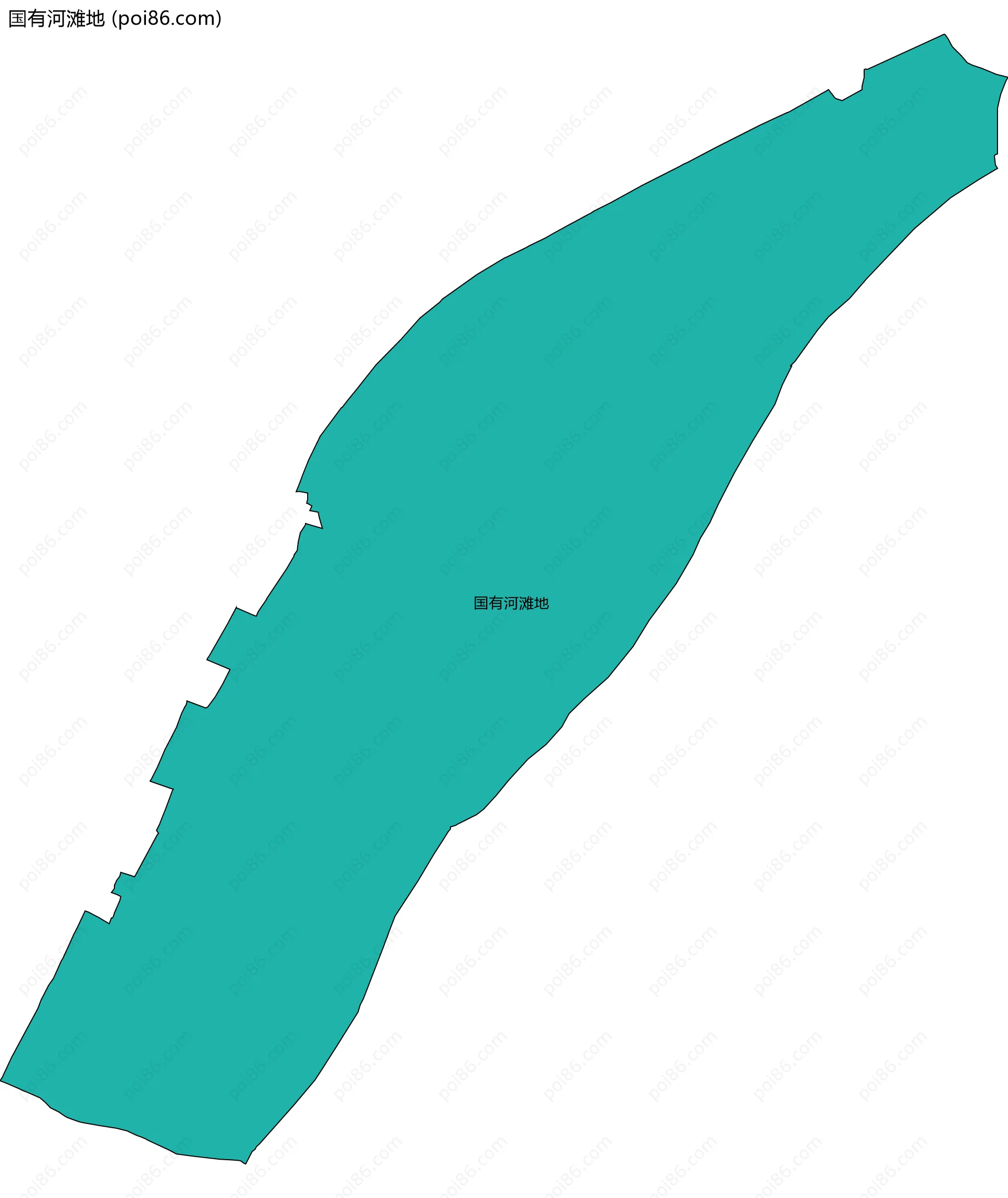 国有河滩地边界地图
