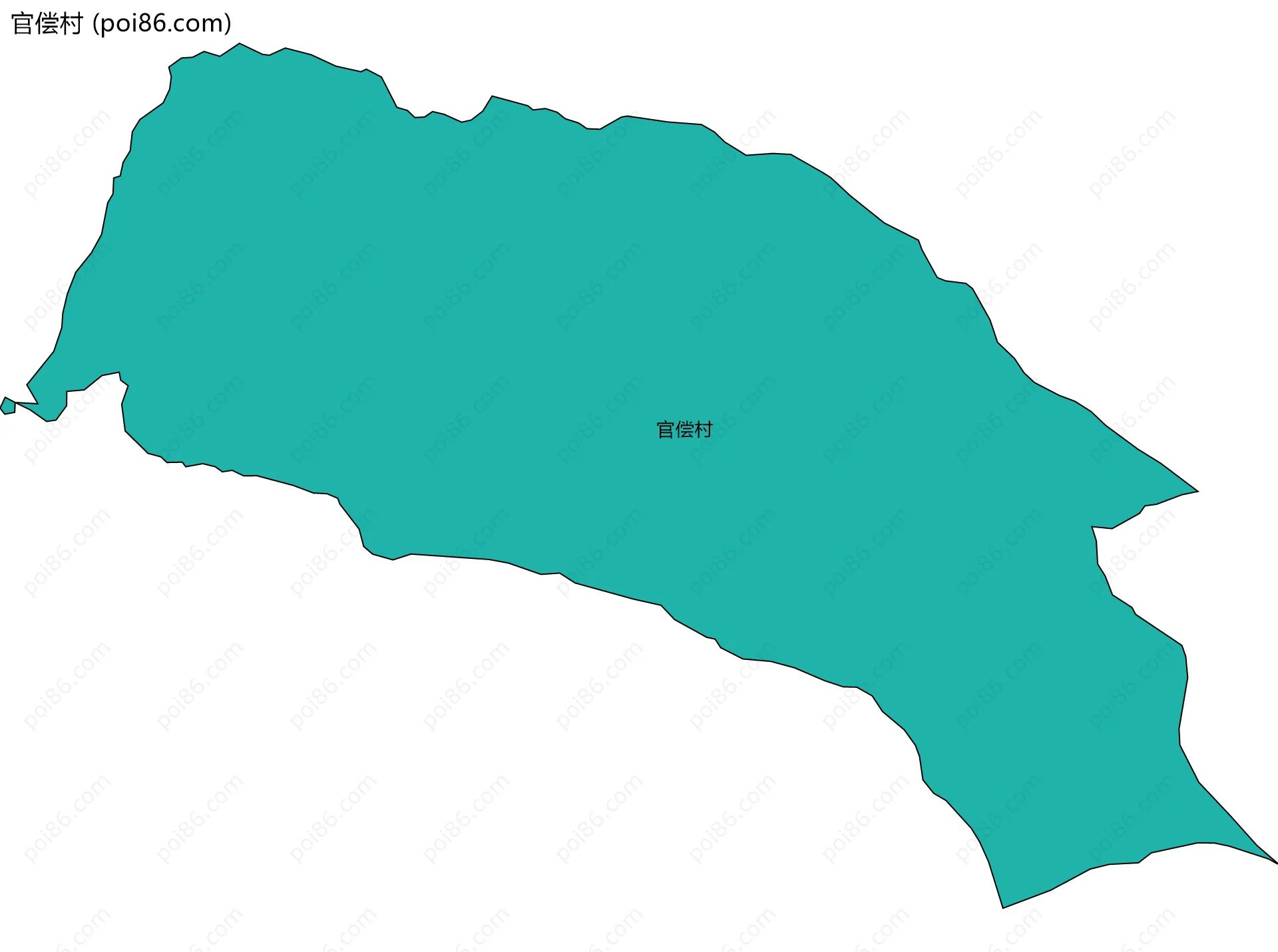官偿村边界地图
