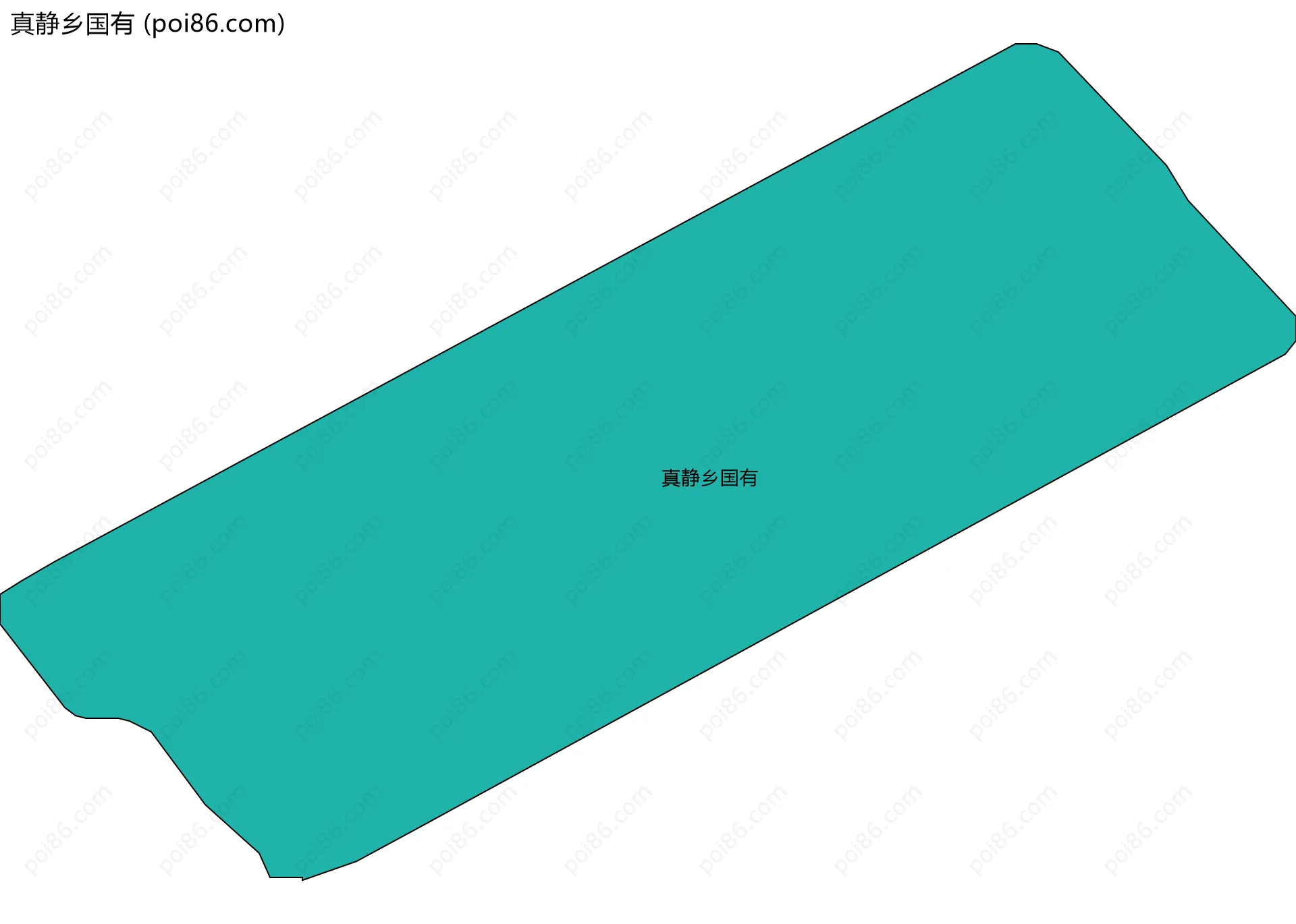 真静乡国有边界地图