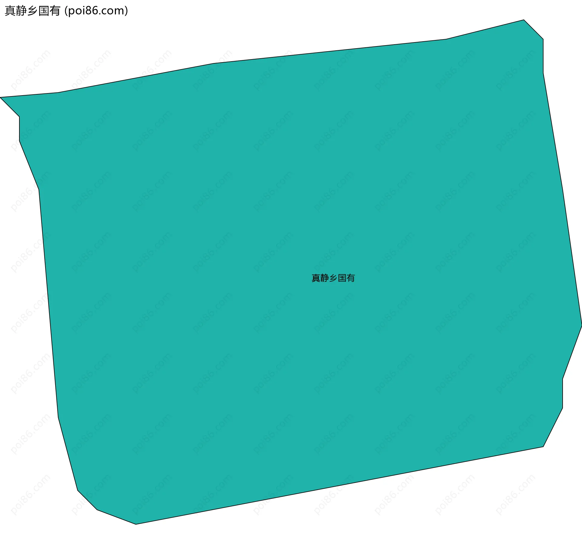 真静乡国有边界地图