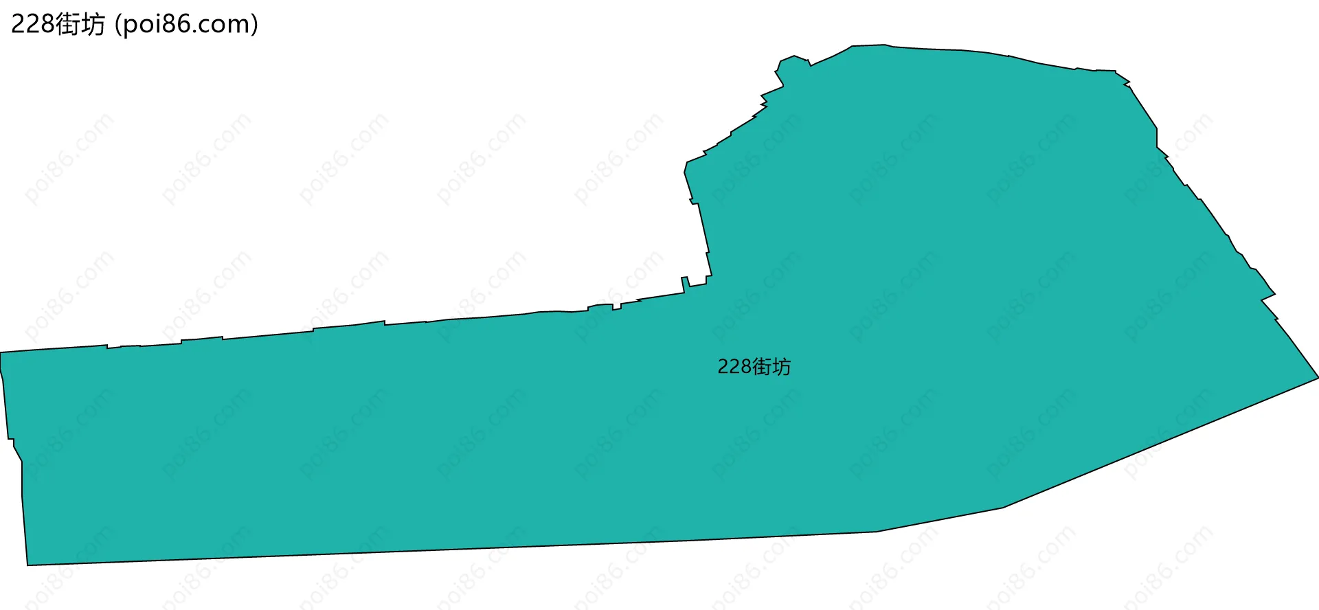 228街坊边界地图