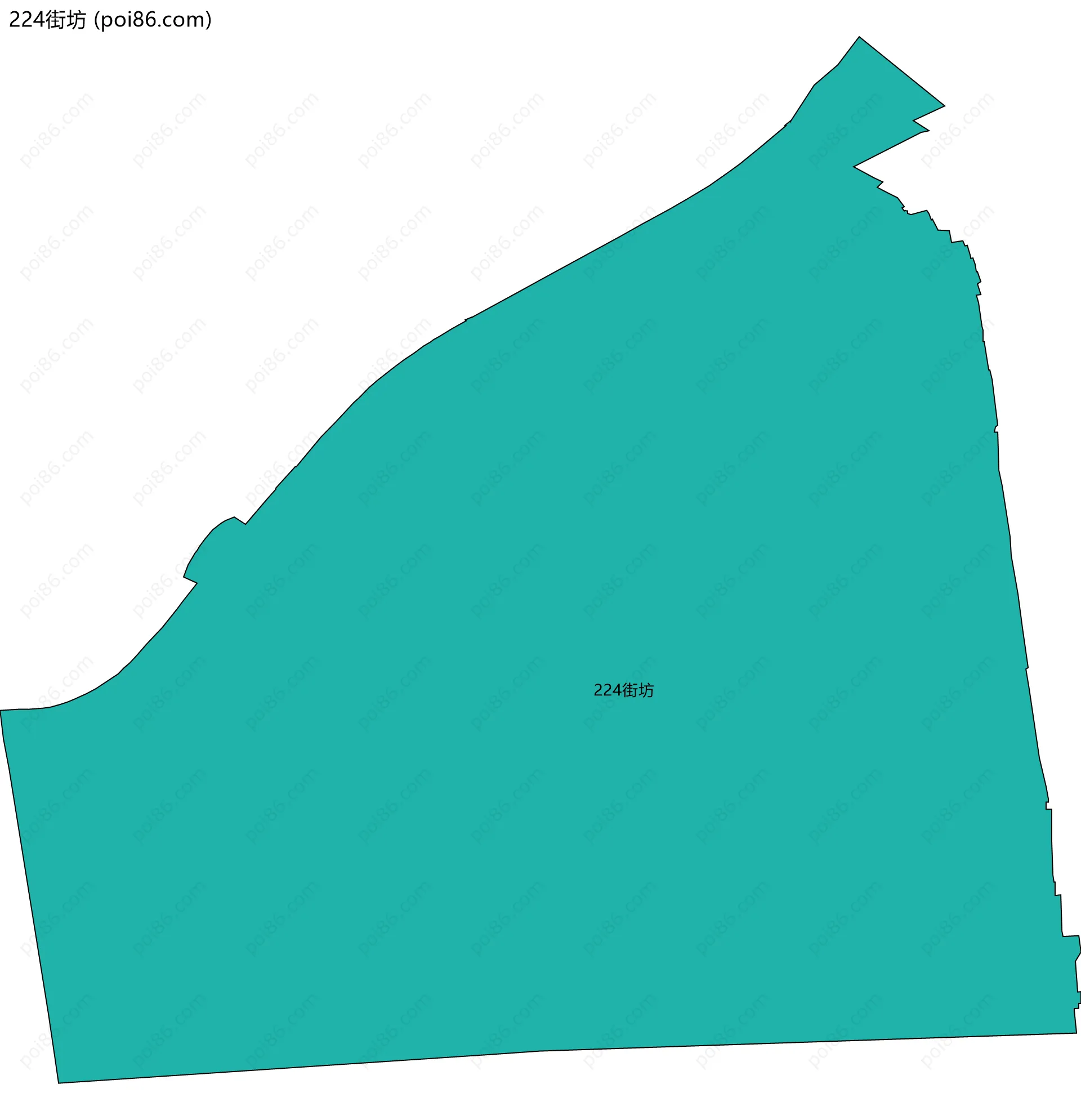 224街坊边界地图