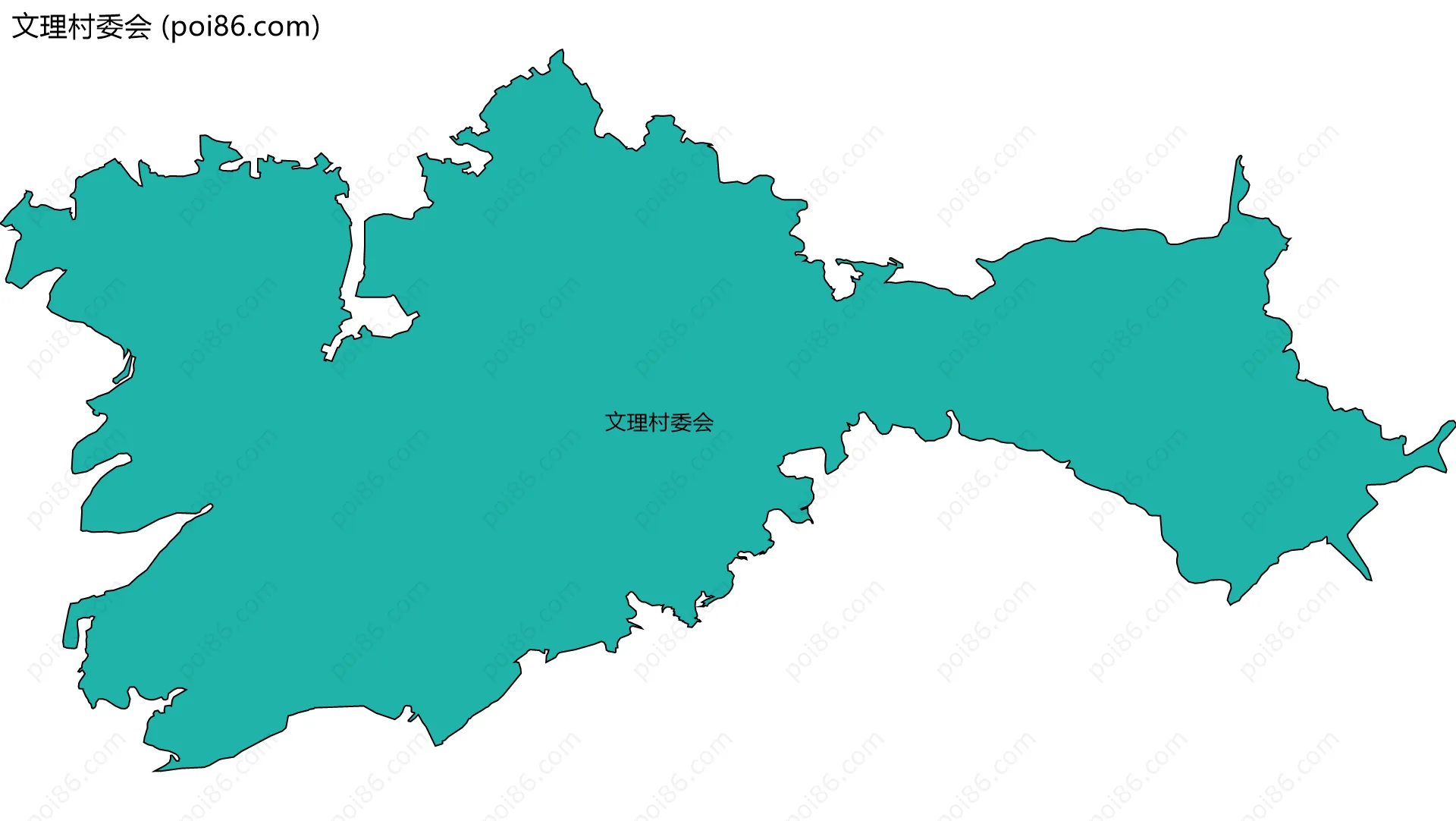 文理村委会边界地图