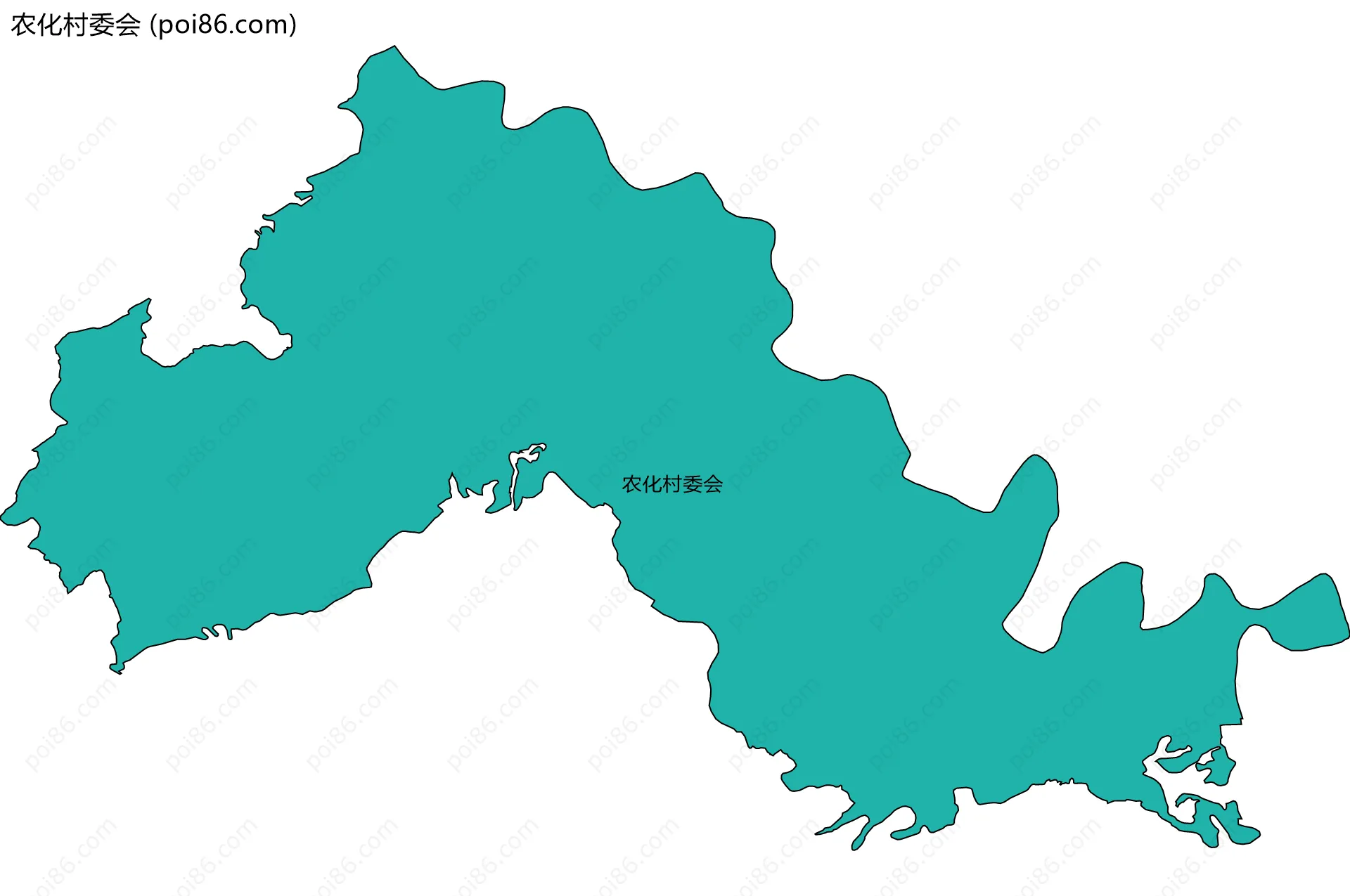 农化村委会边界地图