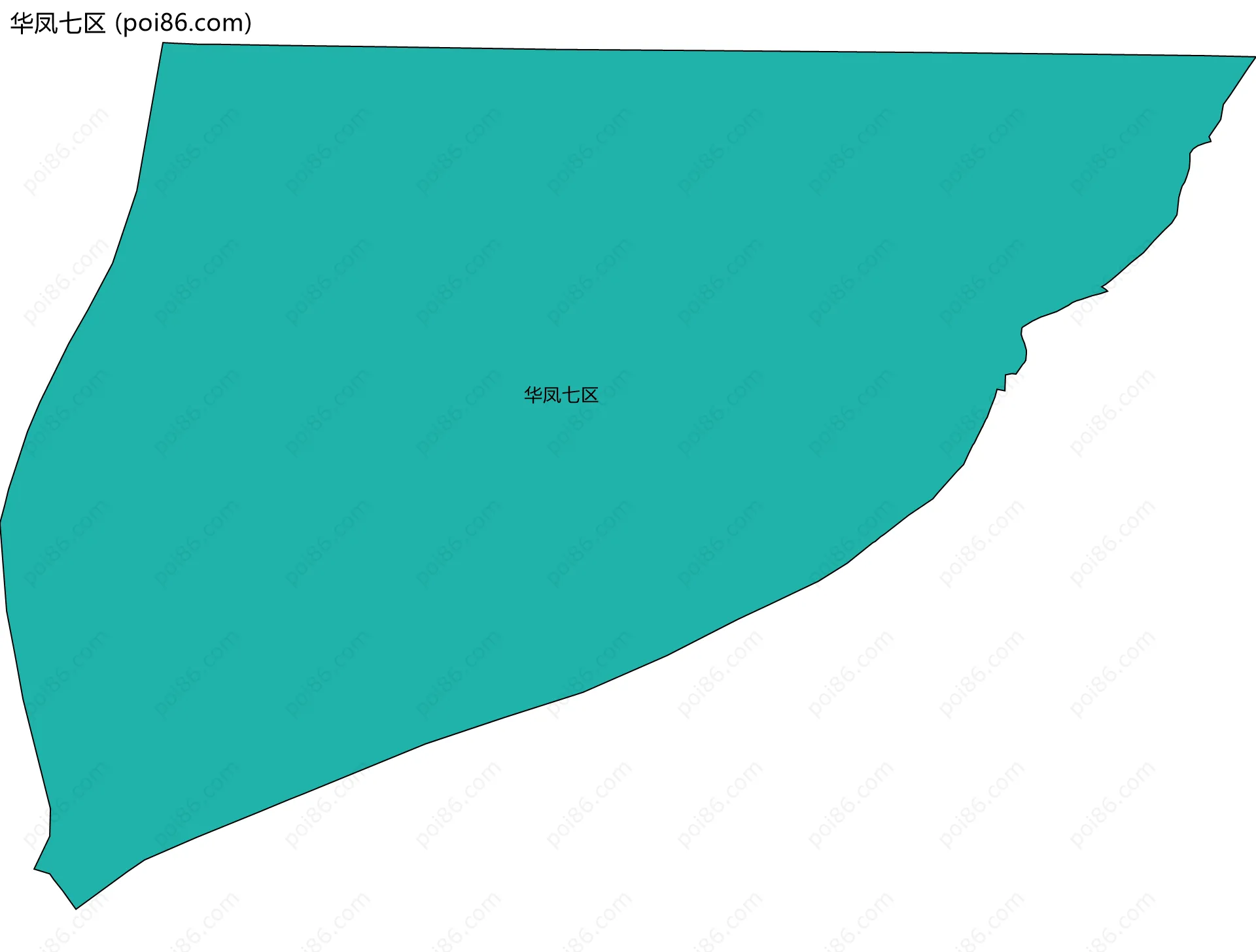 华凤七区边界地图