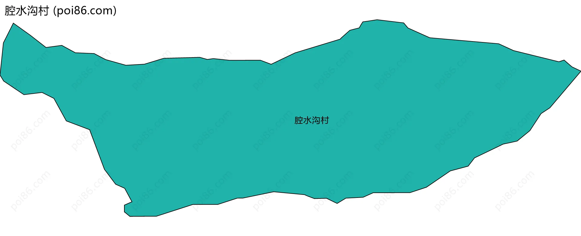 腔水沟村边界地图