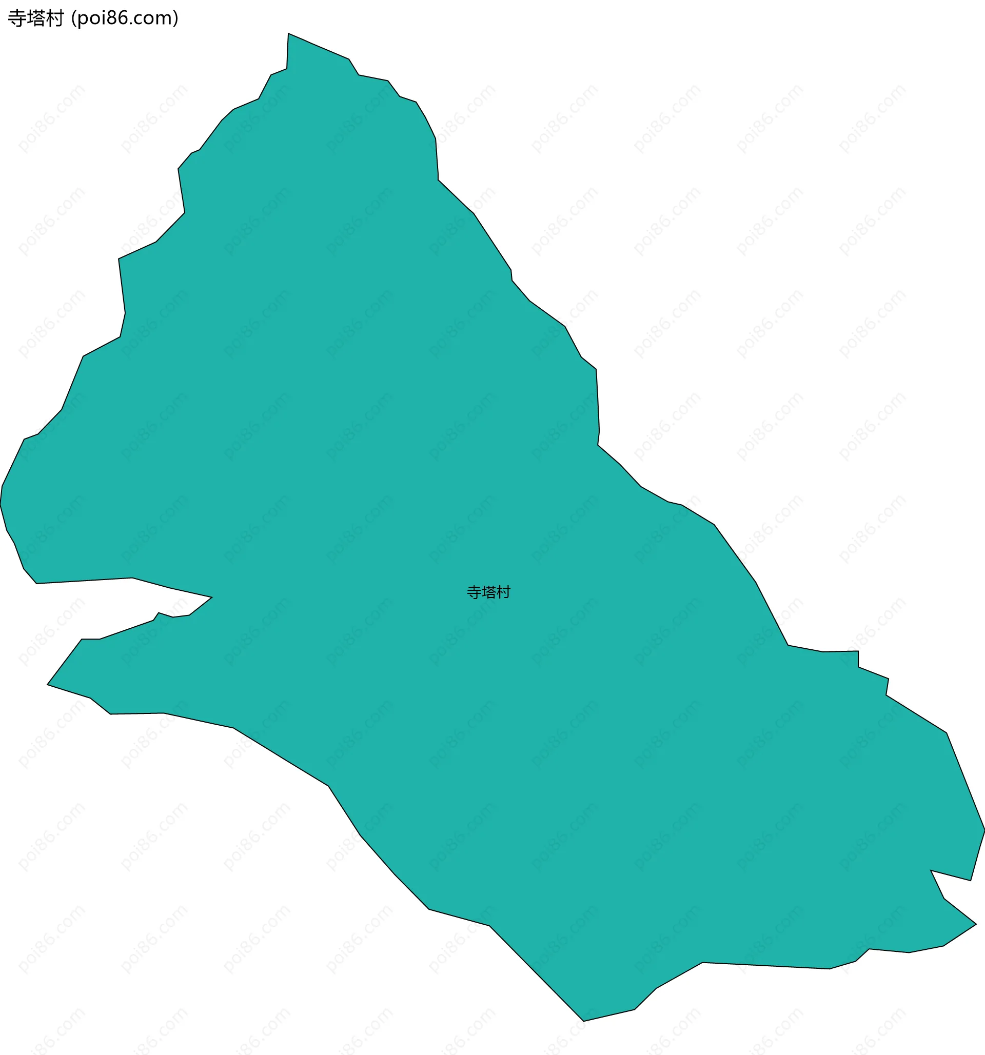 寺塔村边界地图
