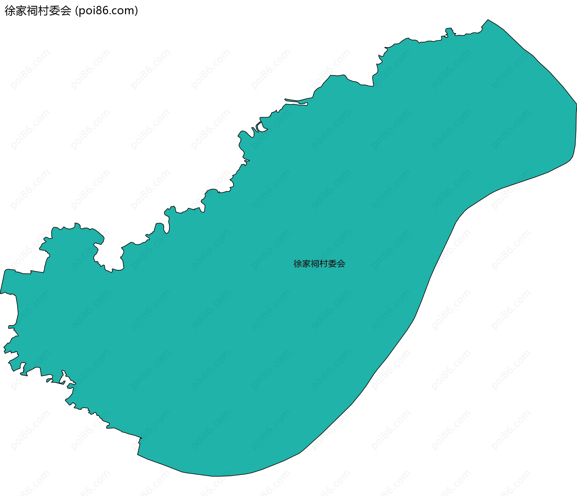 徐家祠村委会边界地图
