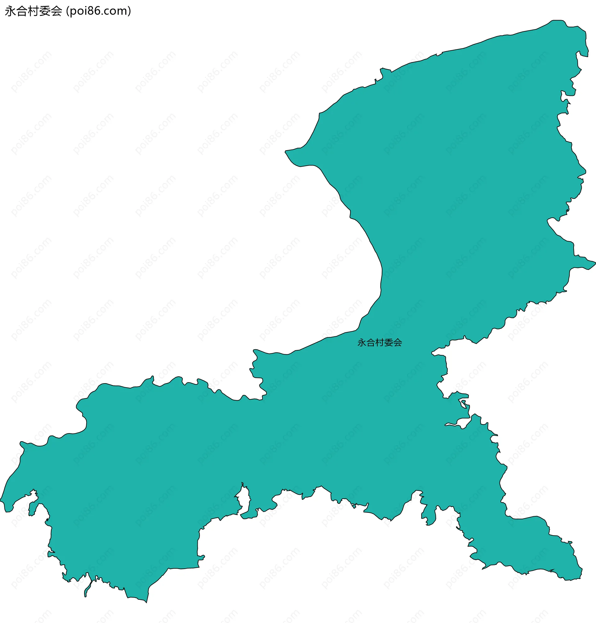 永合村委会边界地图