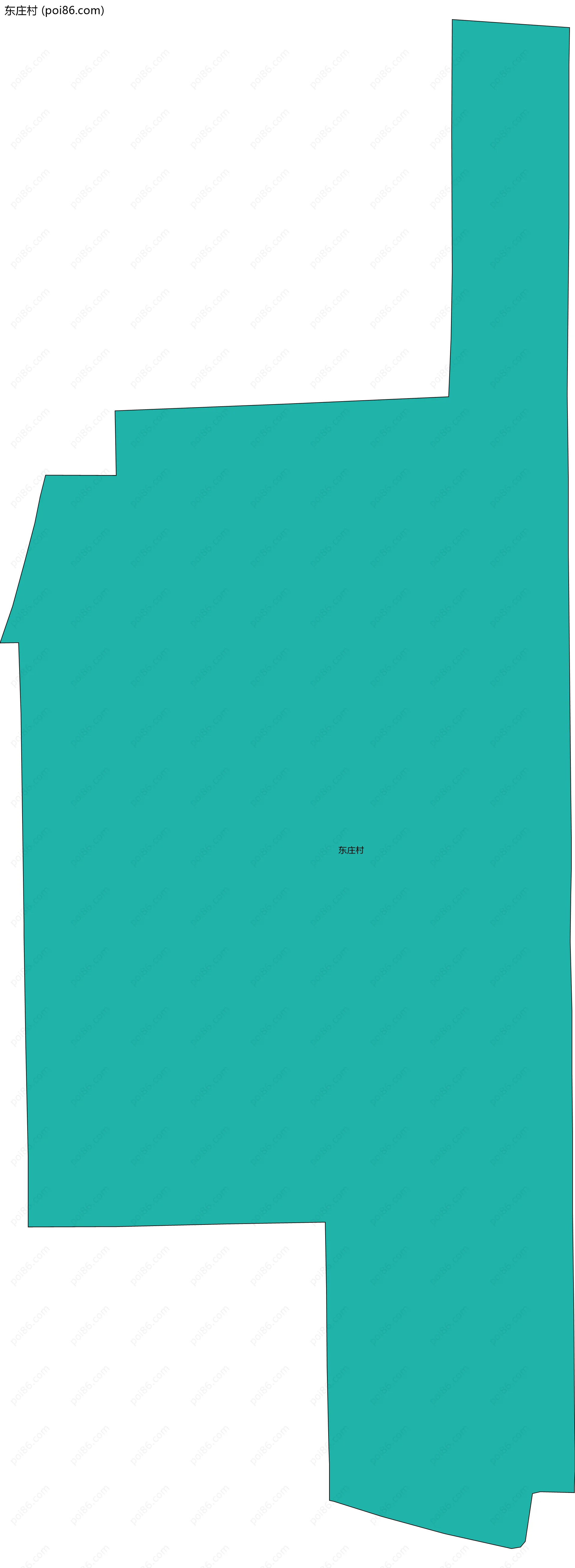 东庄村边界地图