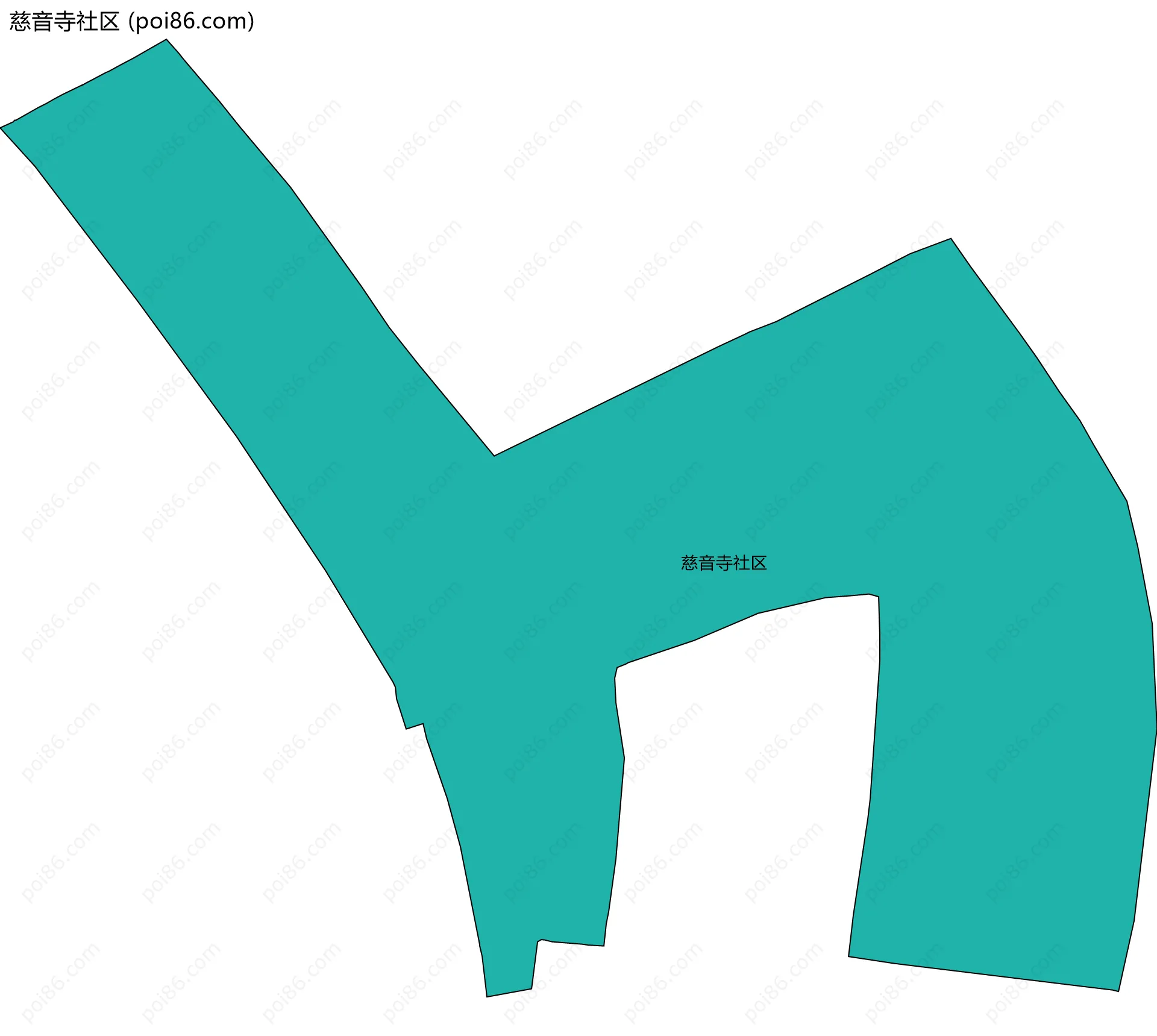 慈音寺社区边界地图
