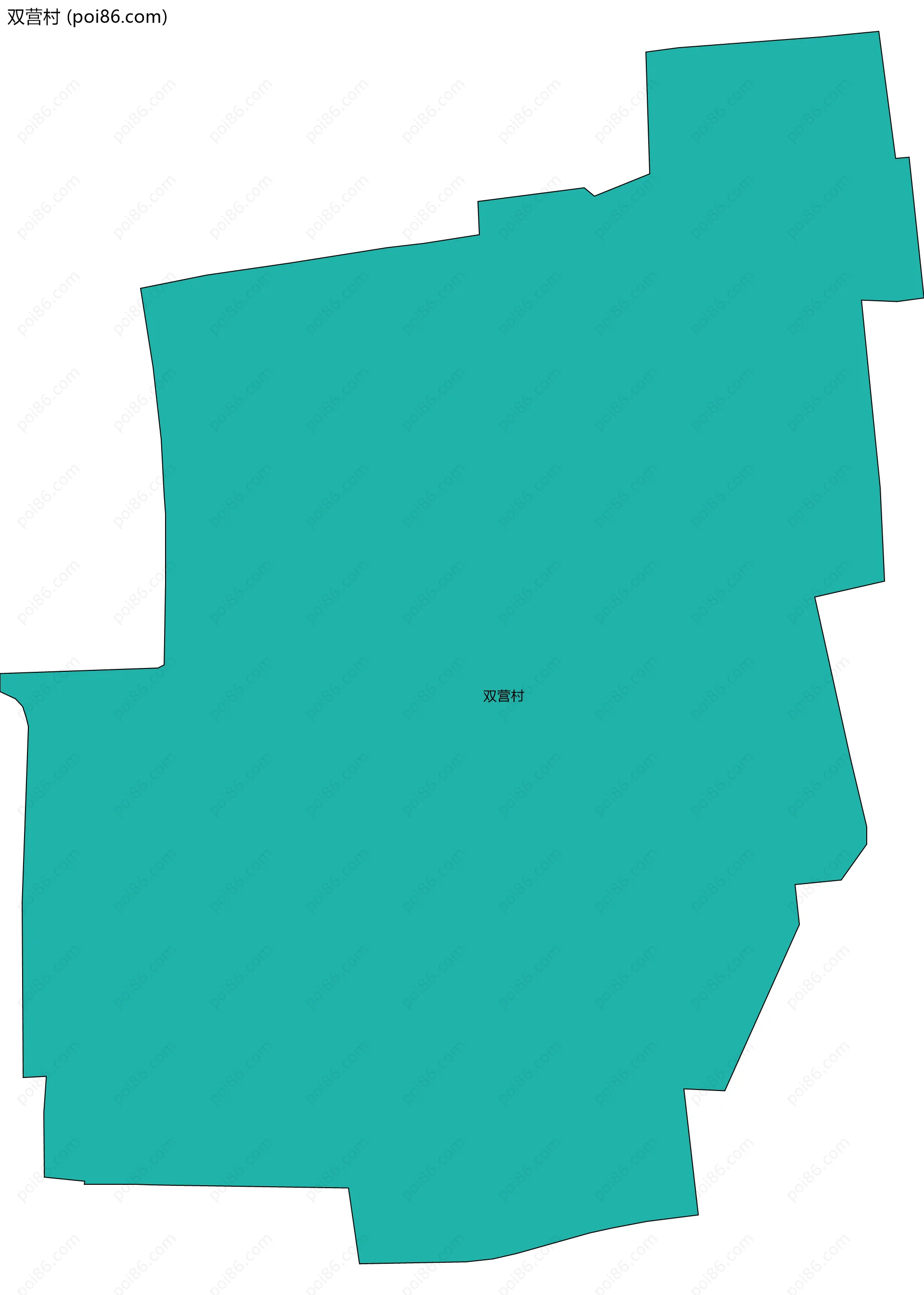 双营村边界地图