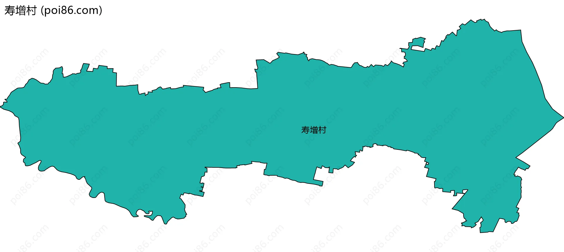 寿增村边界地图