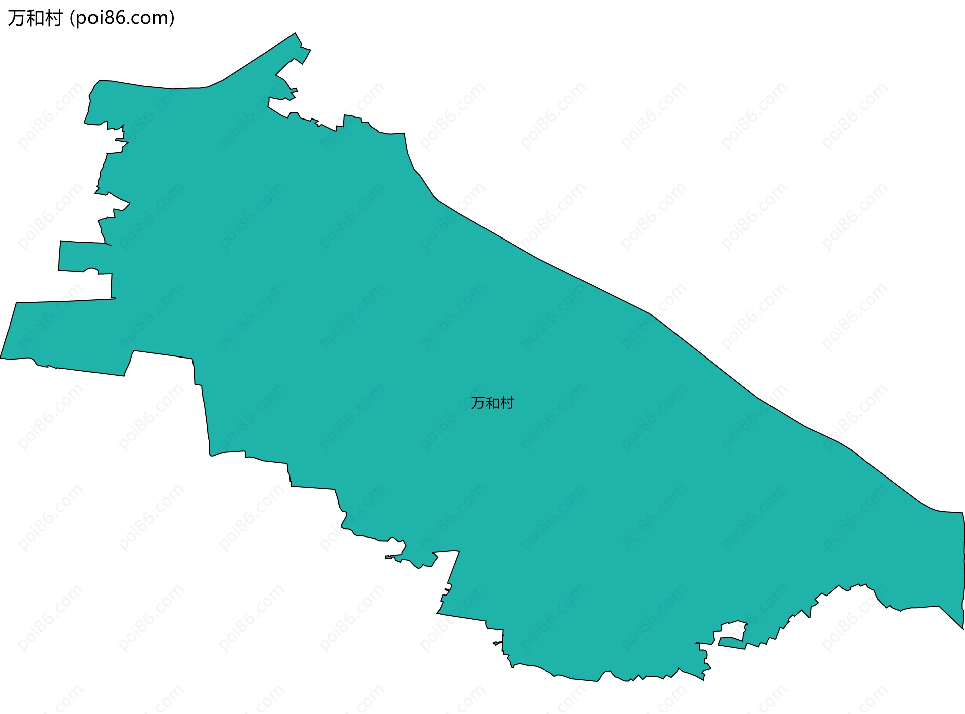 万和村边界地图