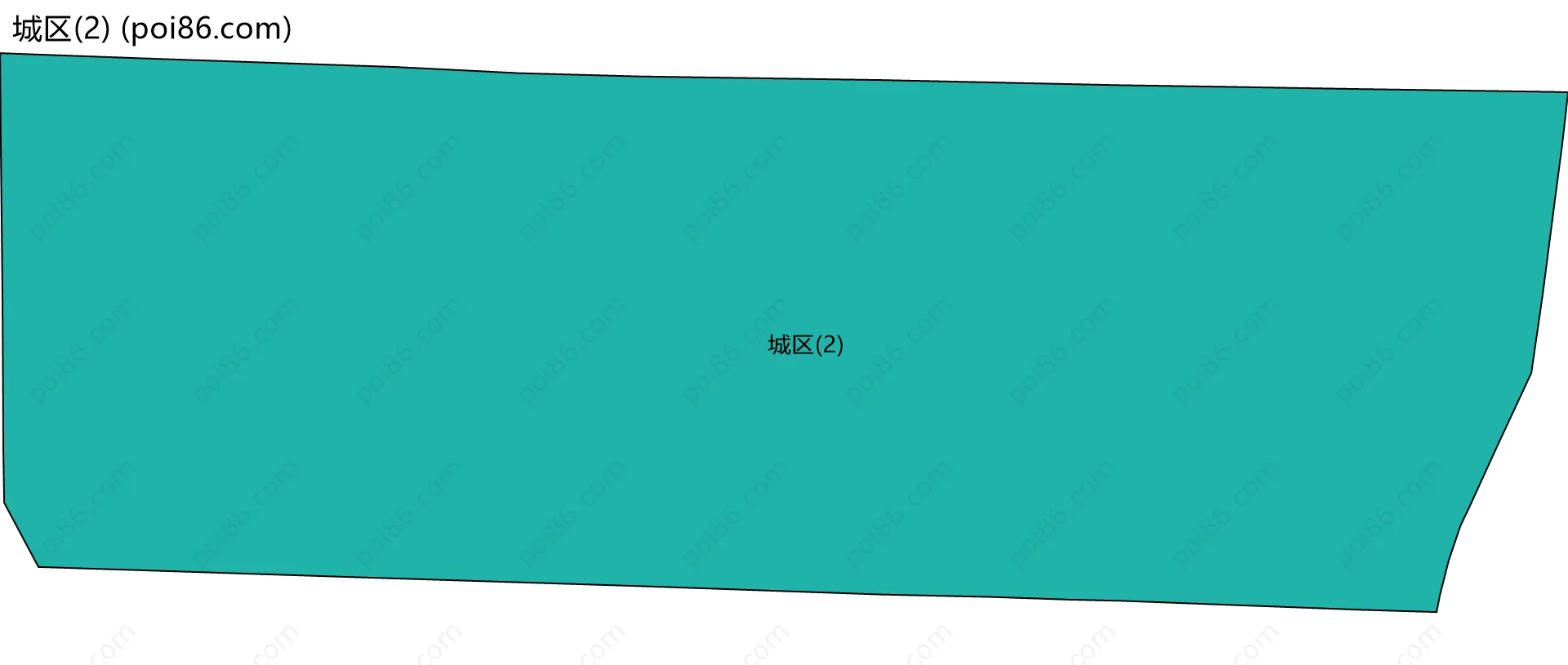城区(2)边界地图
