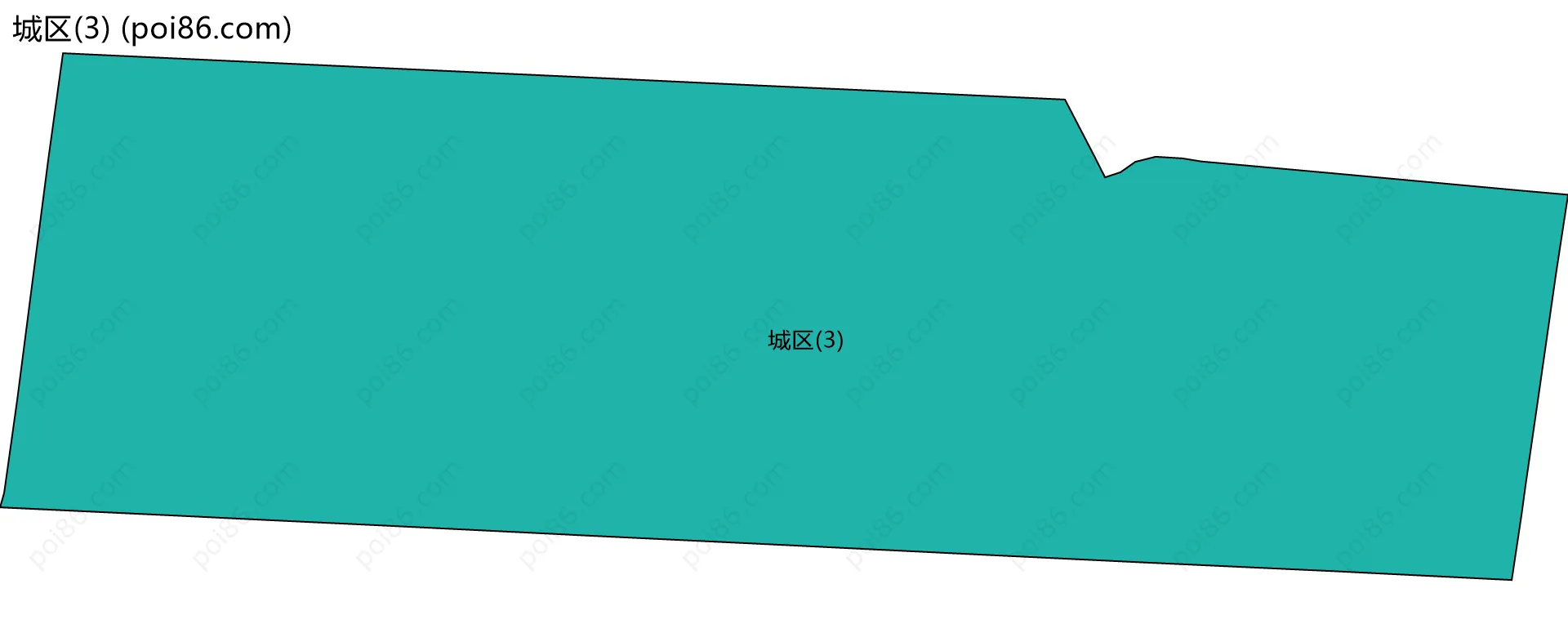 城区(3)边界地图