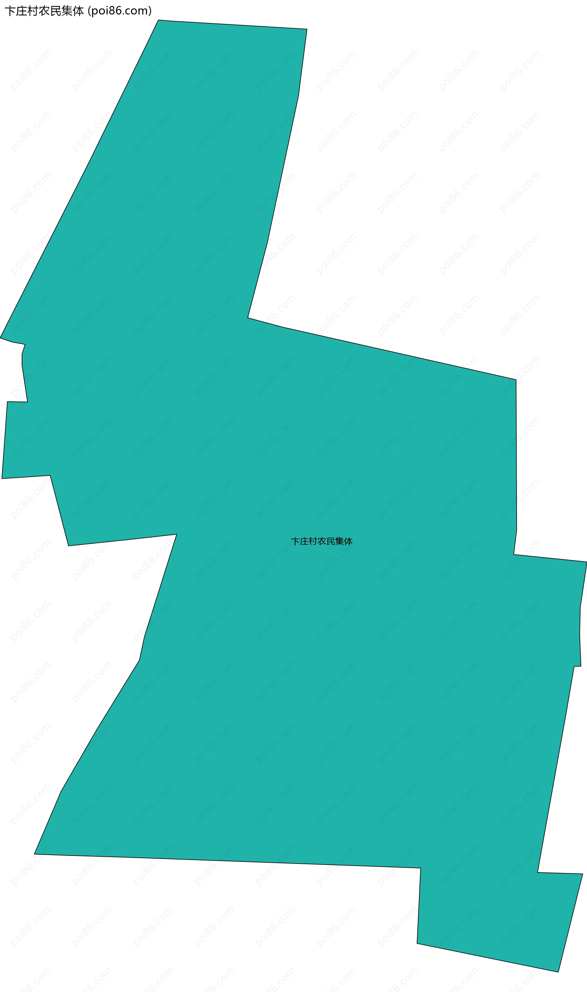 卞庄村农民集体边界地图