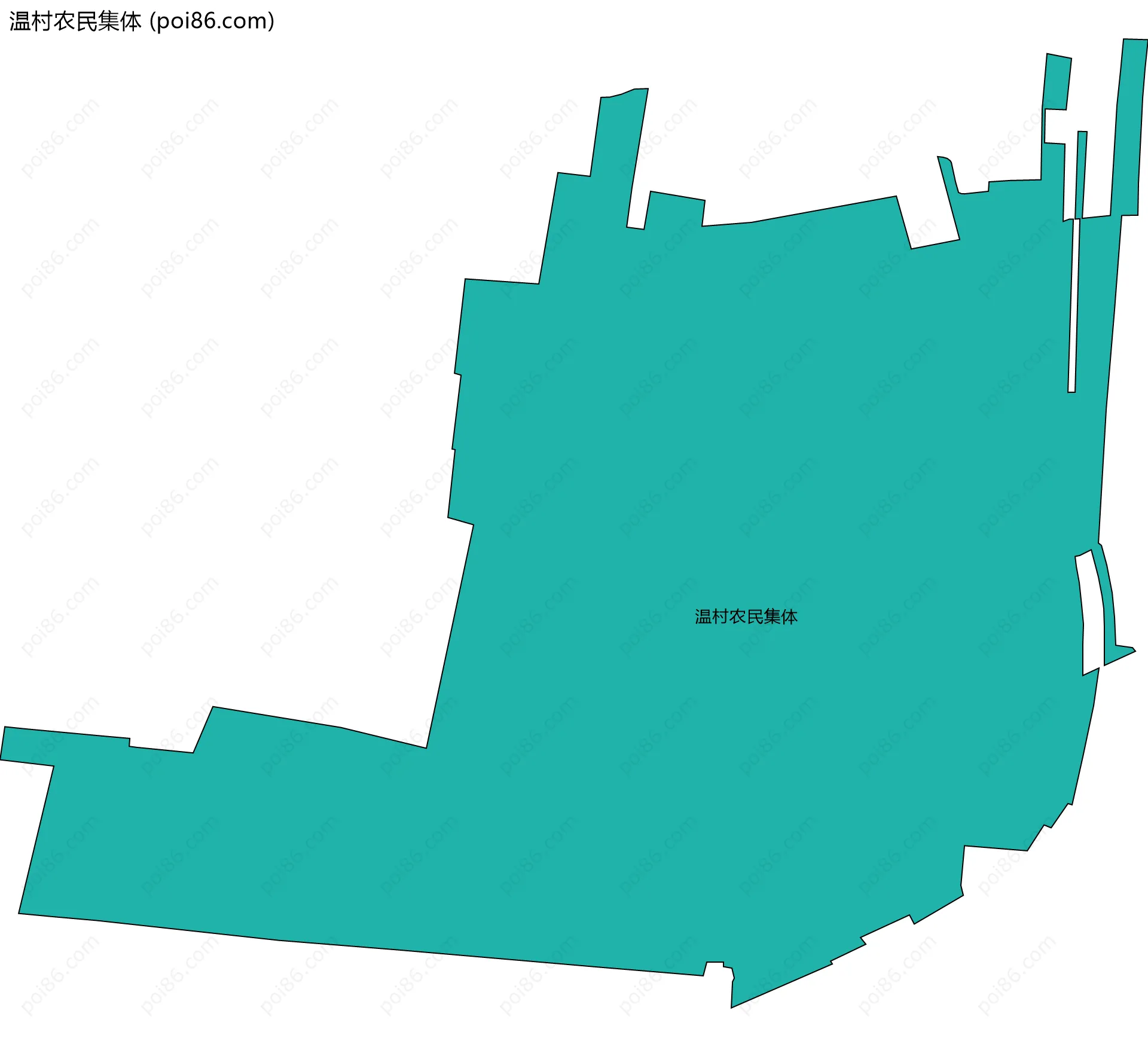 温村农民集体边界地图
