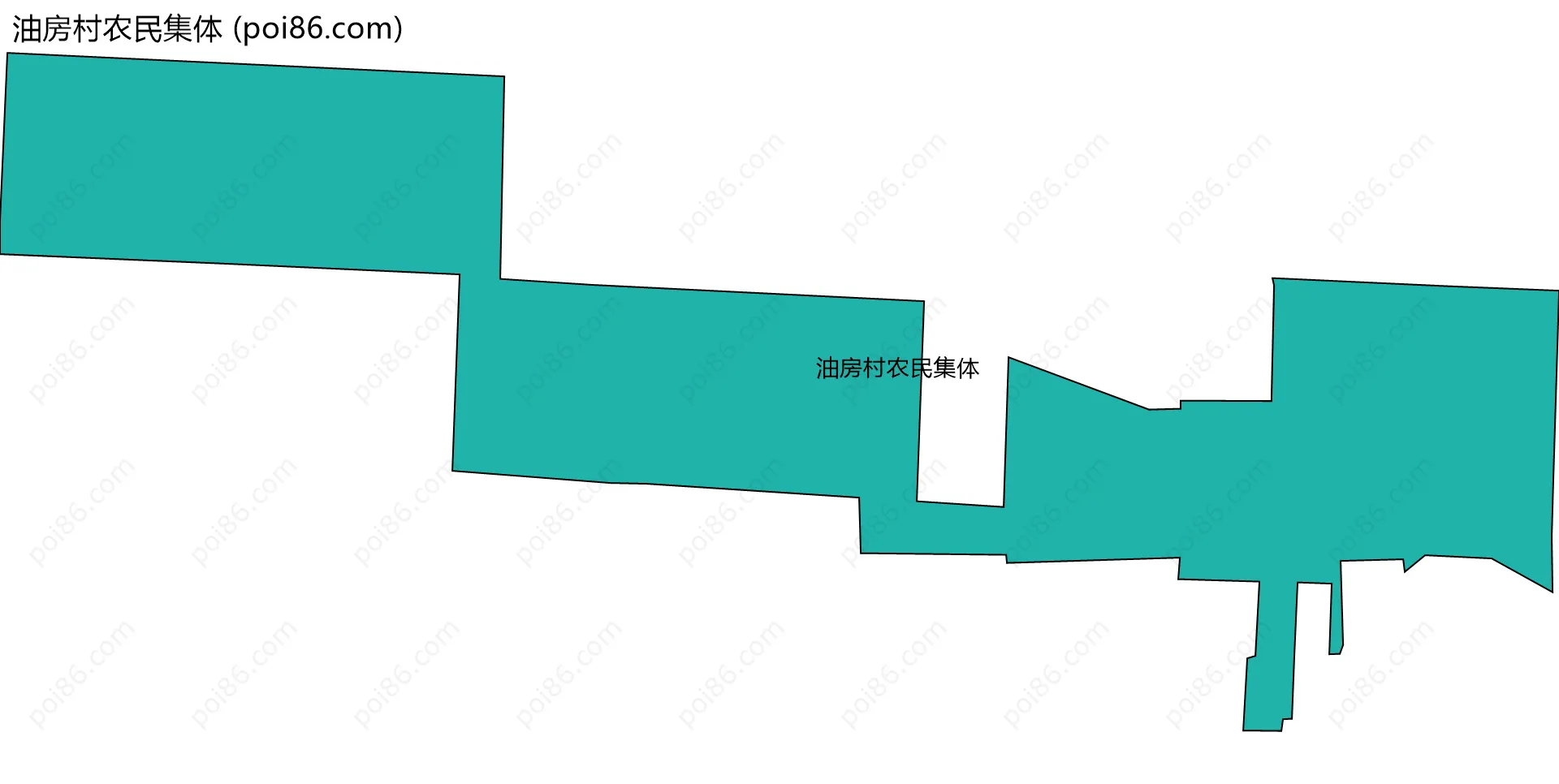 油房村农民集体边界地图