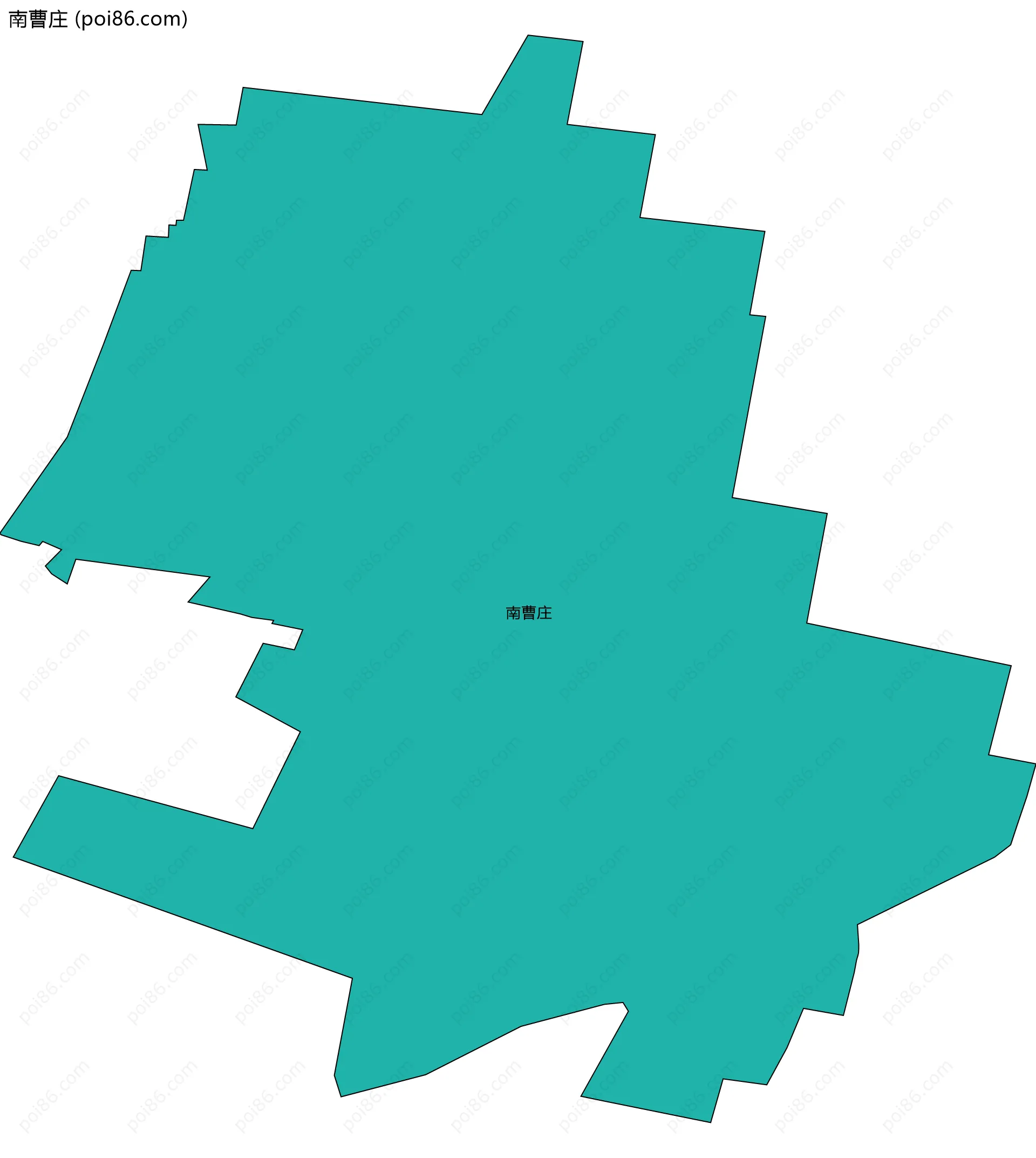 南曹庄边界地图