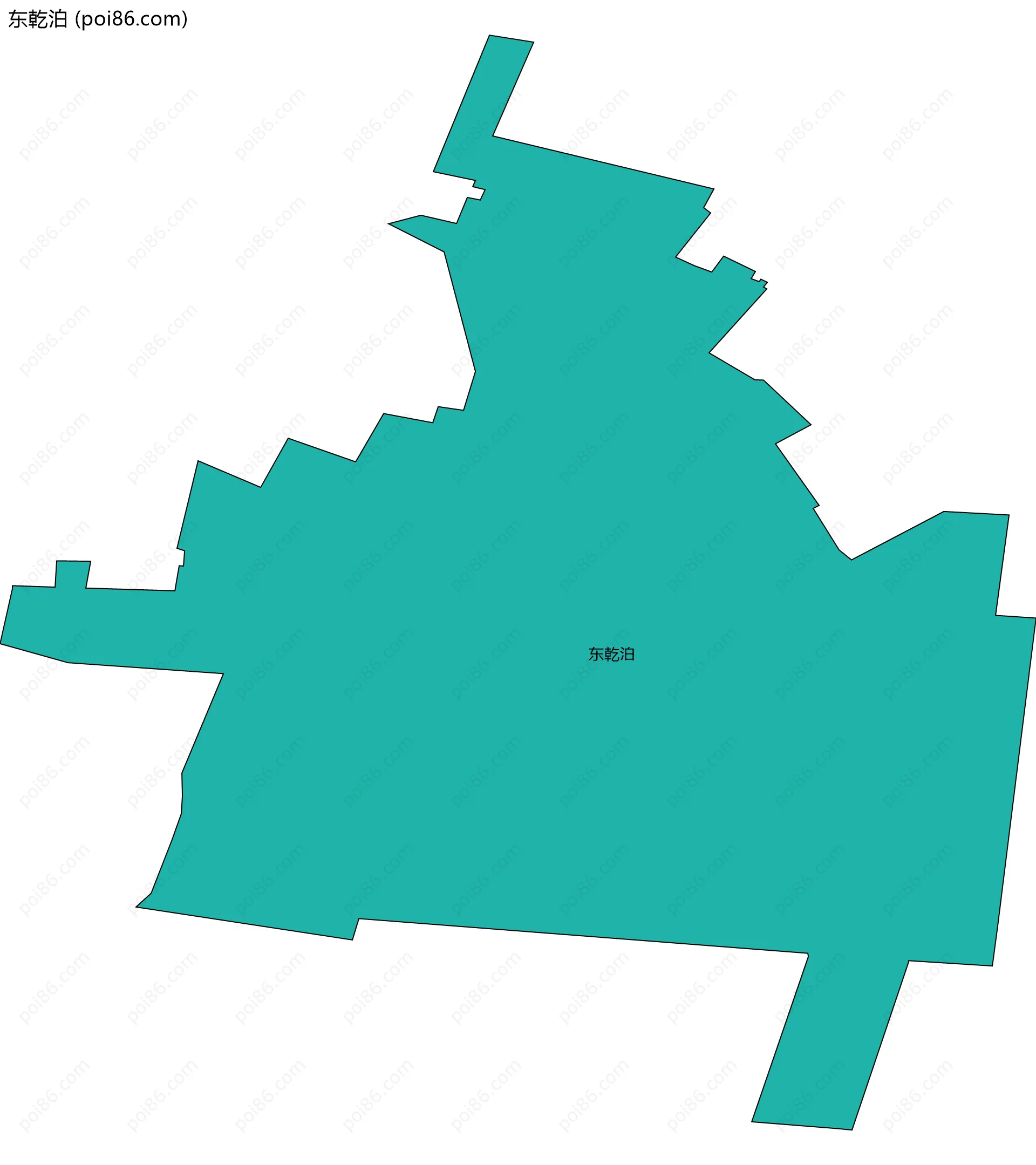 东乾泊边界地图