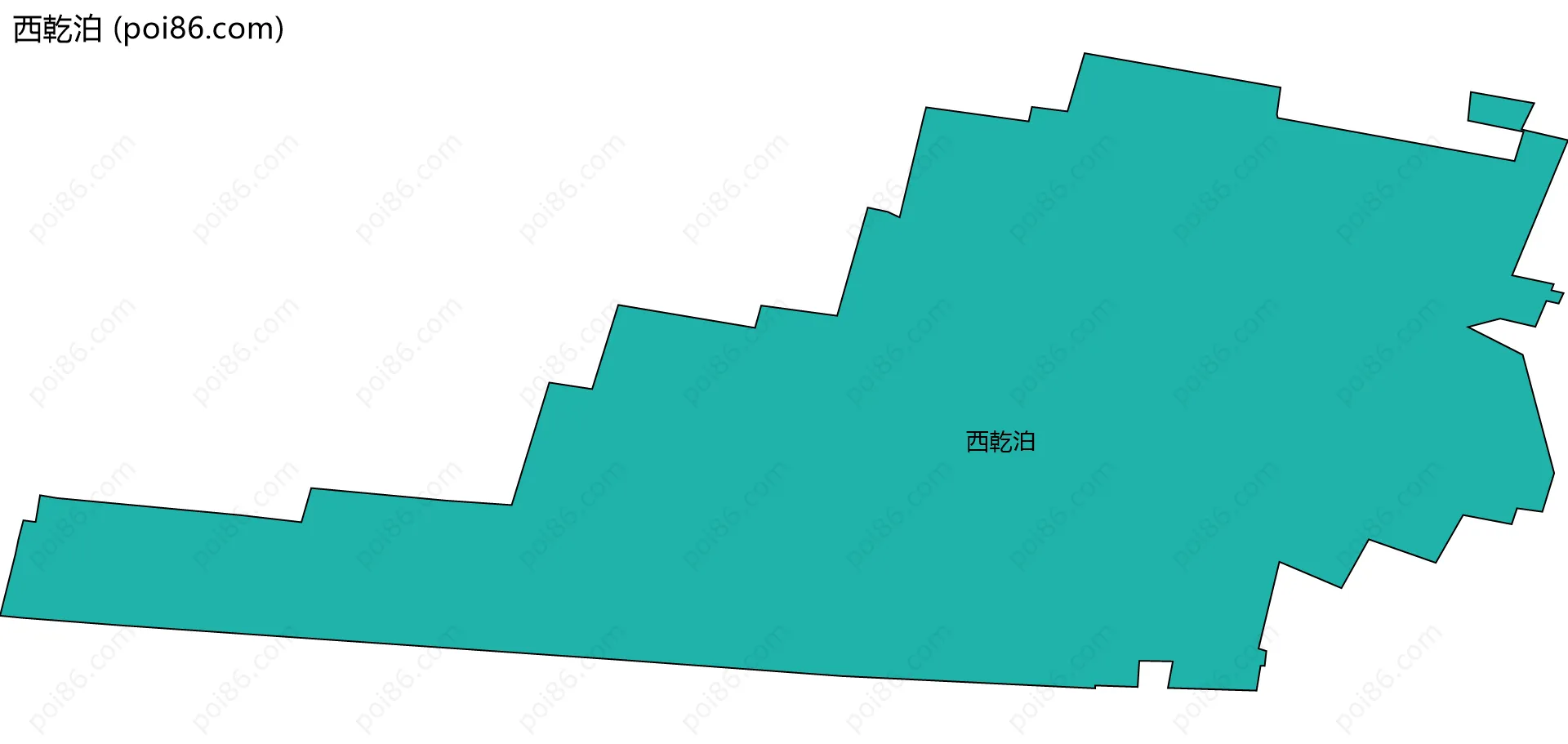 西乾泊边界地图