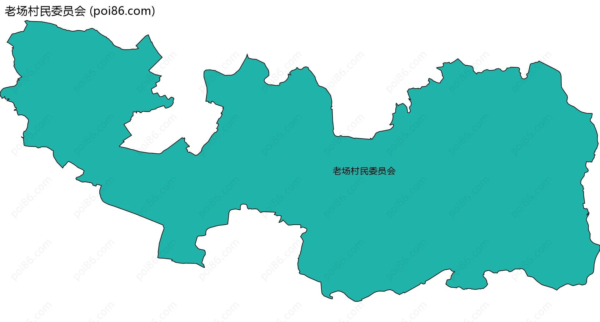 老场村民委员会边界地图