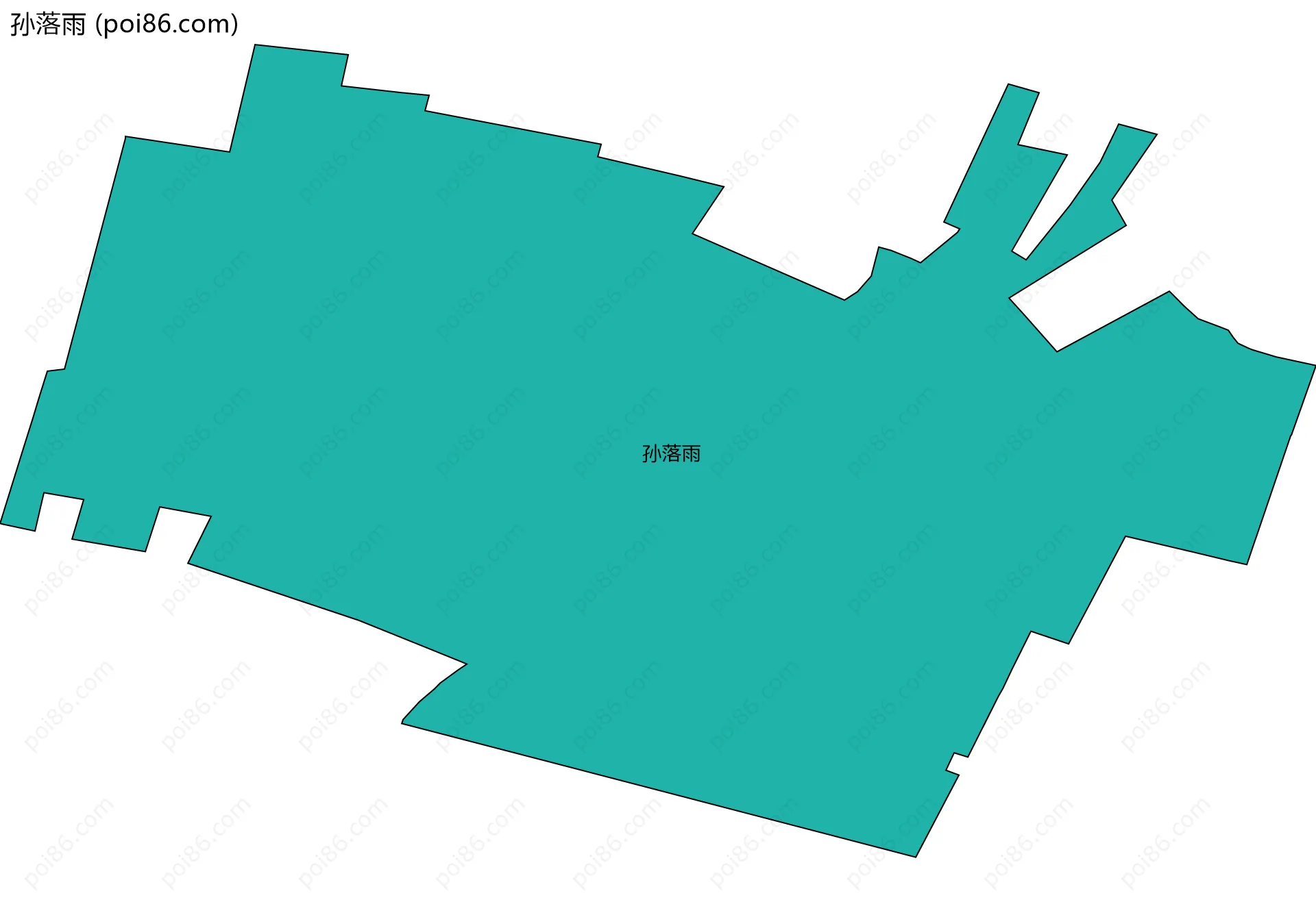 孙落雨边界地图