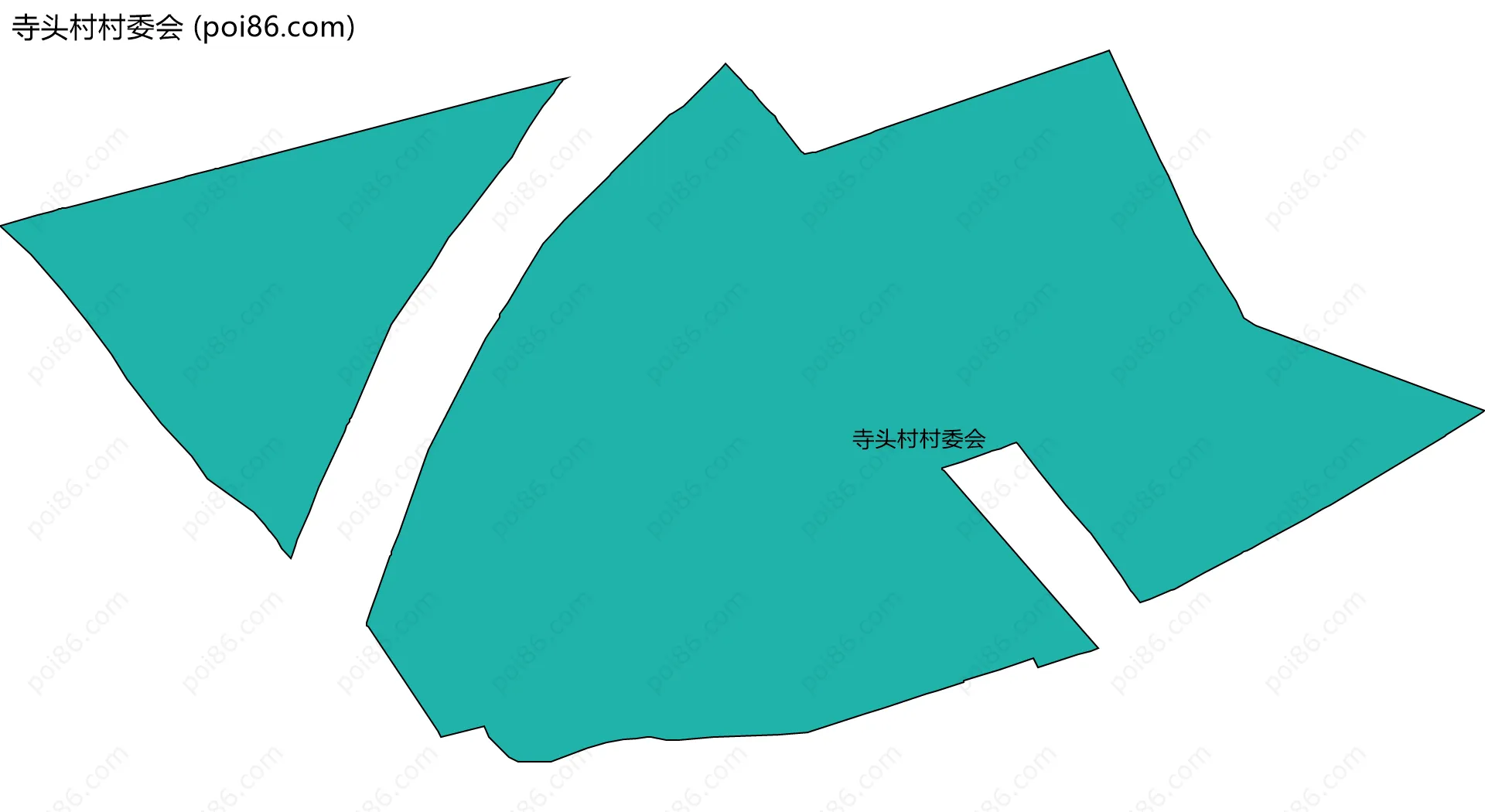 寺头村村委会边界地图