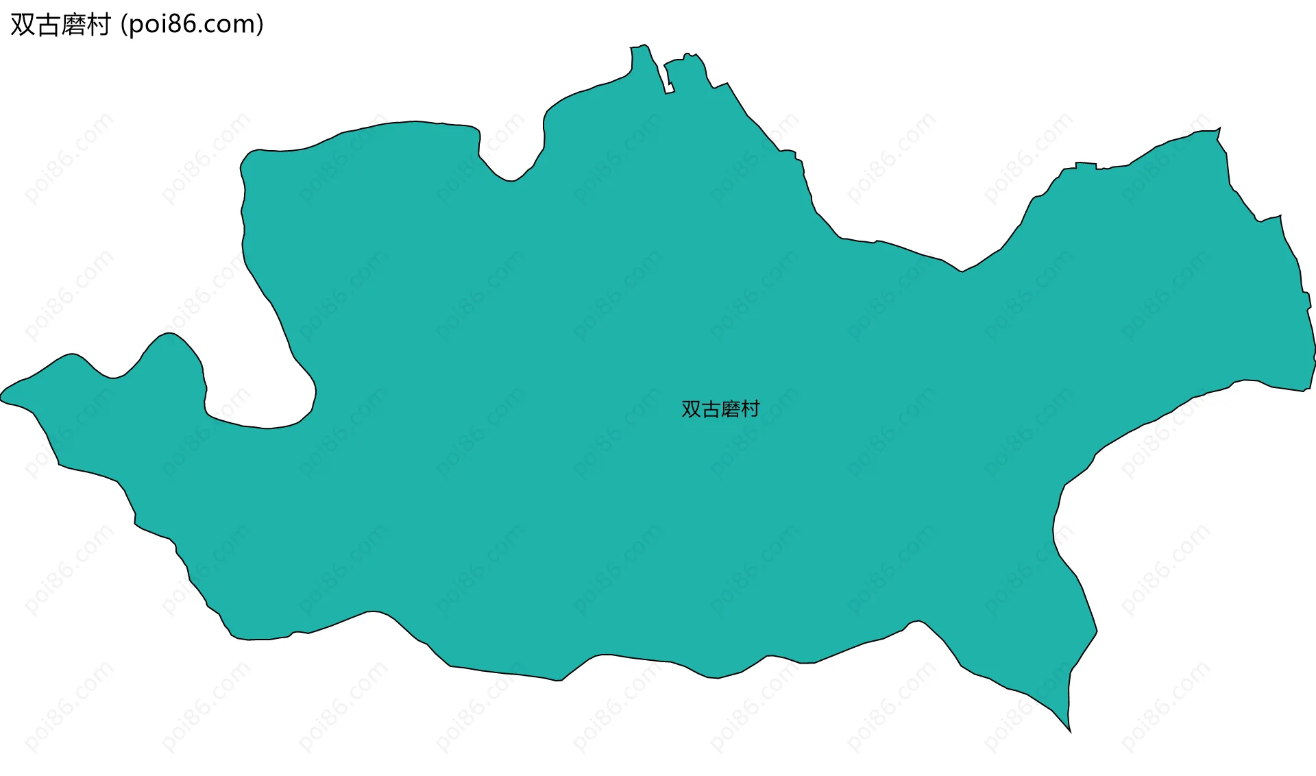 双古磨村边界地图