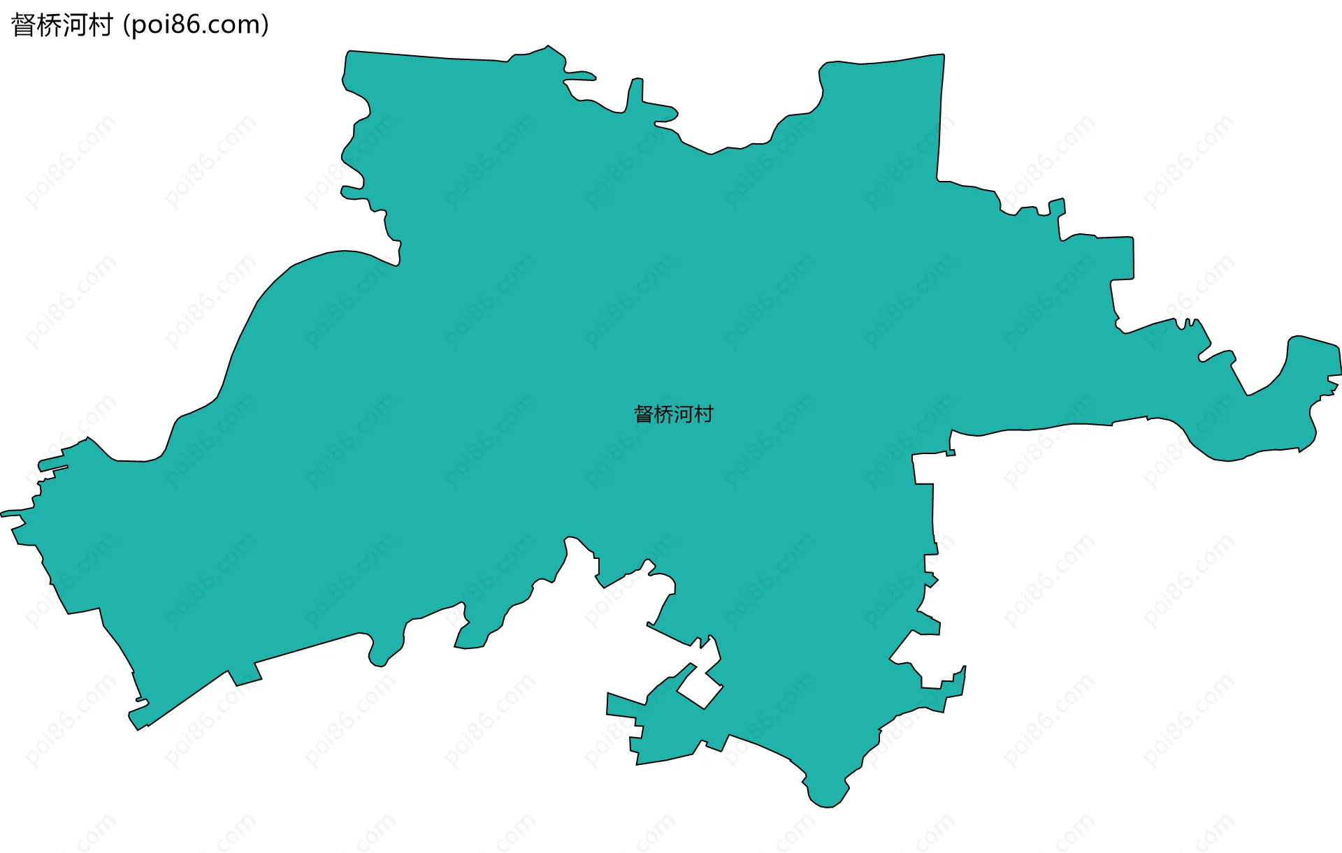 督桥河村边界地图